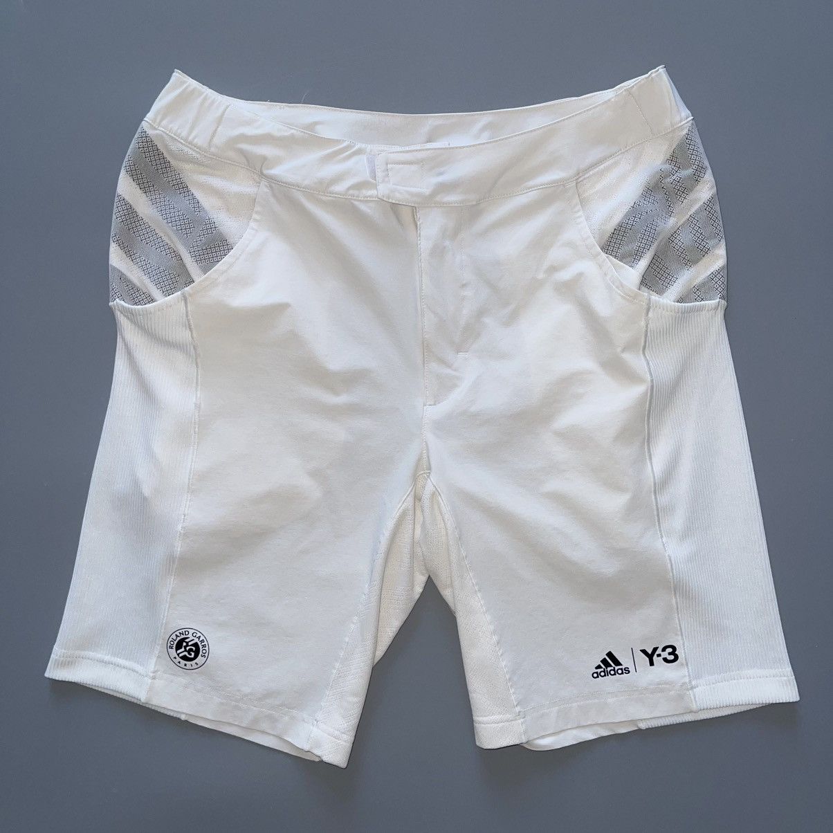 ADIDAS Y-3 YOHJI YAMAMOTO ROLAND GARROS TENNIS SHORTS
