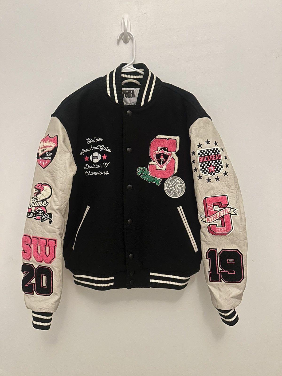 Sp5der Spider Varsity Jacket Size US S / EU 44-46 / 1 - 1 Thumbnail