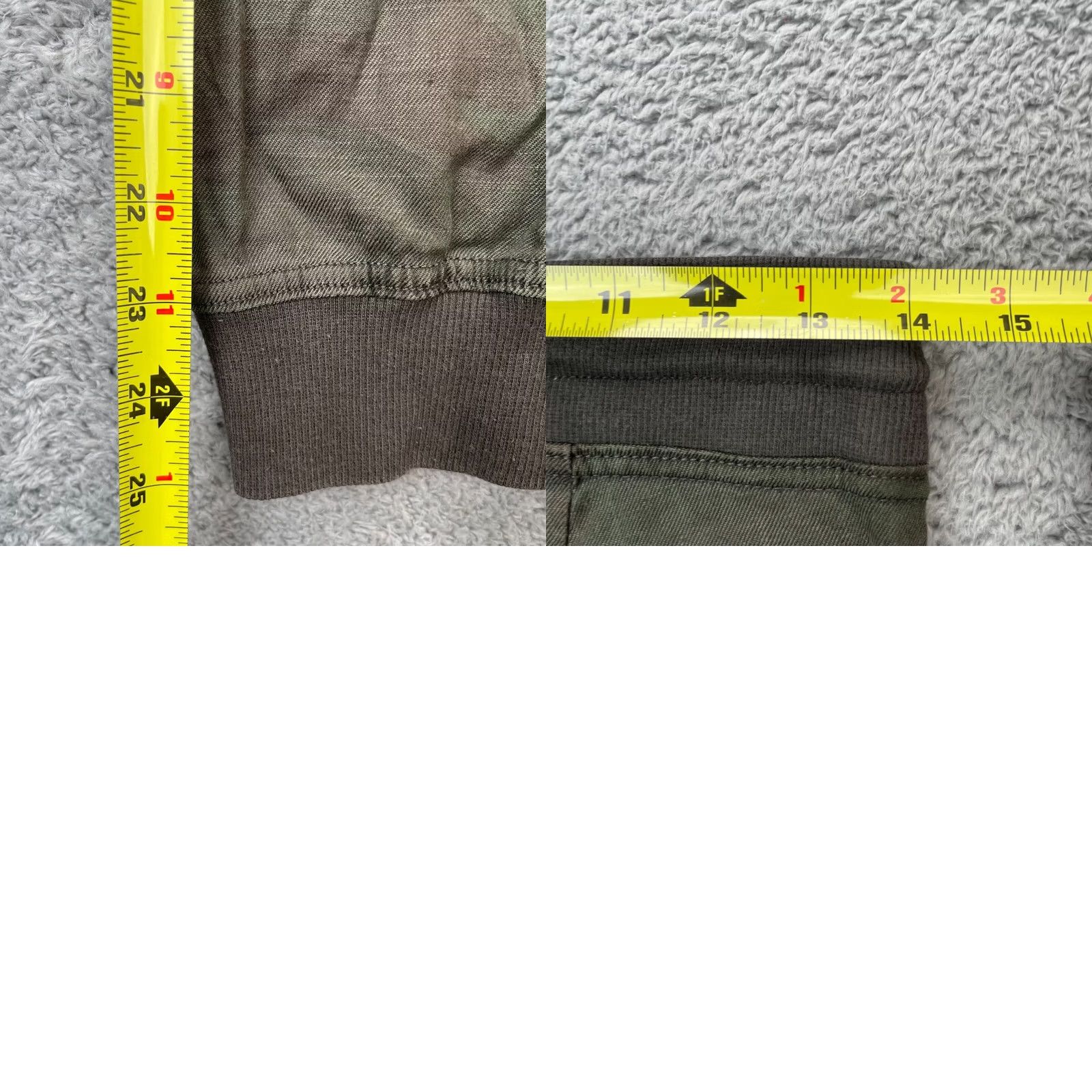 Vintage VINTAGE Level 99 Pants Womens XS Green Camo Linen Jogger Tapered Leg Drawstring Size 26" / US 2 / IT 38 - 8 Thumbnail