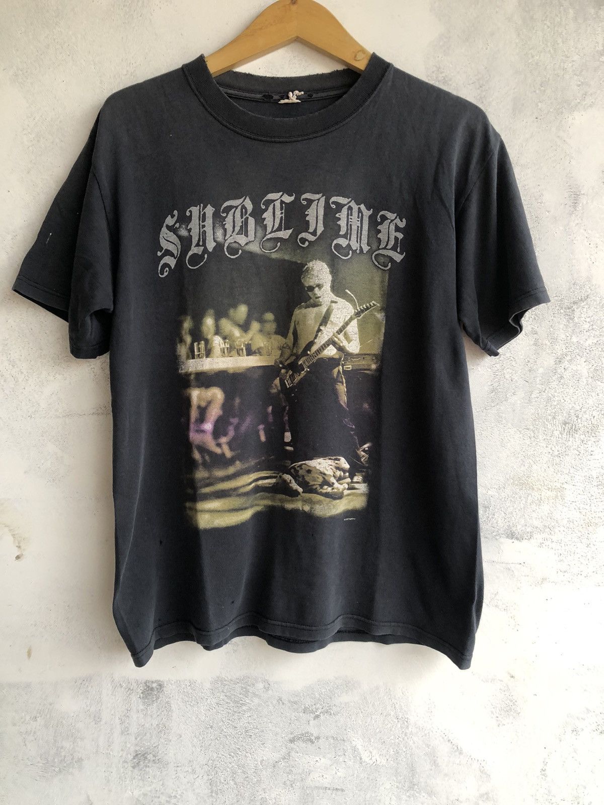 Band Tees × Japanese Brand 00s Distressed Sun Faded Sublime Tshirt Tee Size US M / EU 48-50 / 2 - 1 Thumbnail