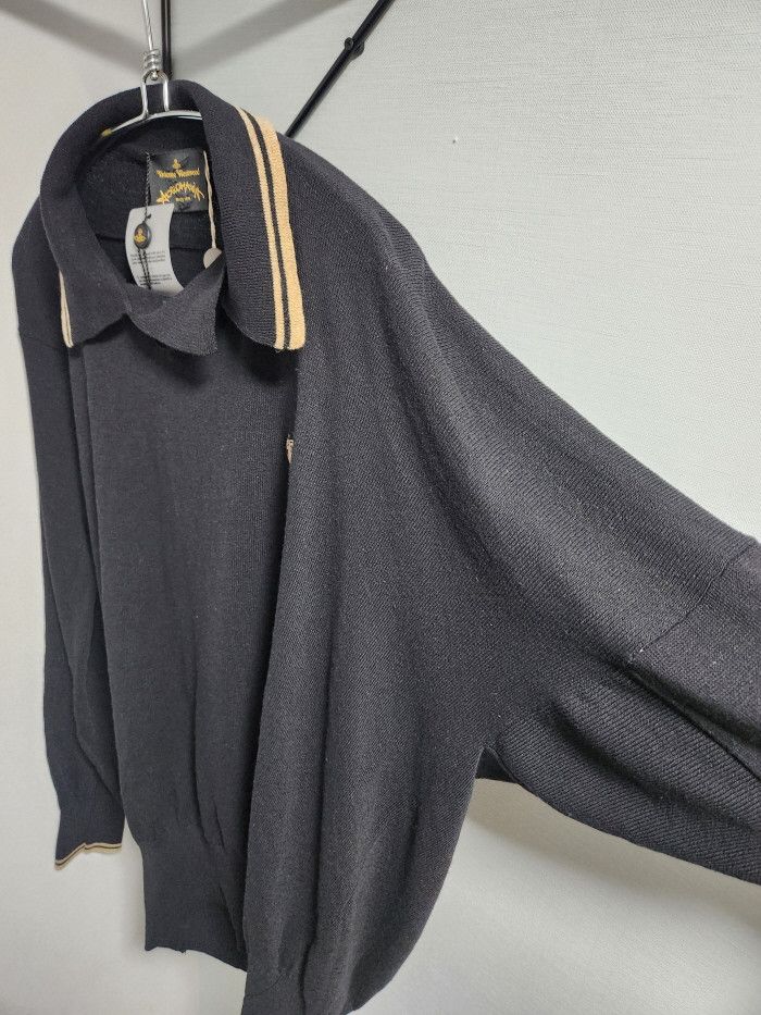 Vivienne Westwood Vivienne westwood squiggle knit polo shirt Size ONE SIZE - 7 Thumbnail