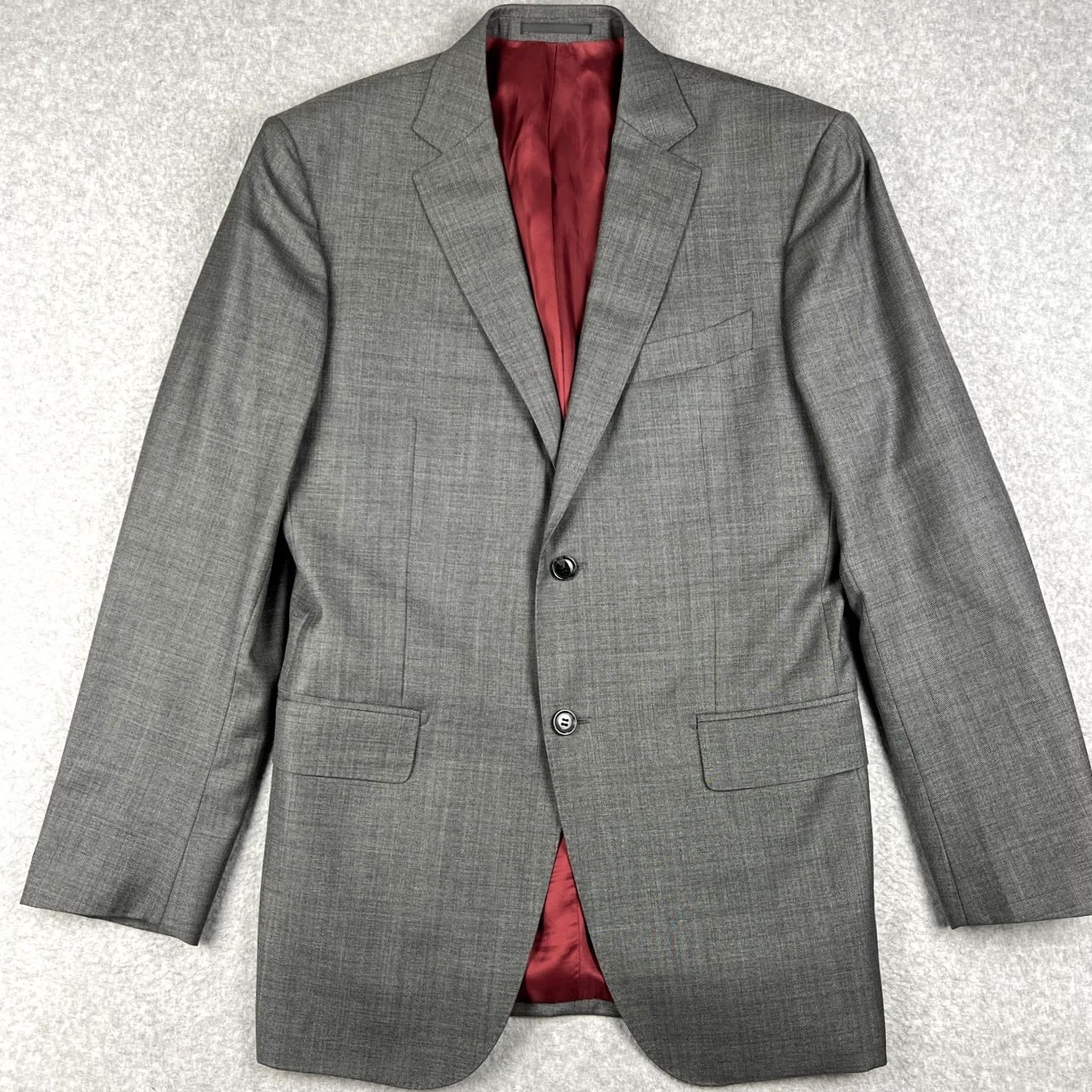 Suitsupply Suitsupply Coat Mens 40 Gray Perennial Wool Suit Blazer Pants Set 40L 32x32 Grey Size 40R - 2 Thumbnail