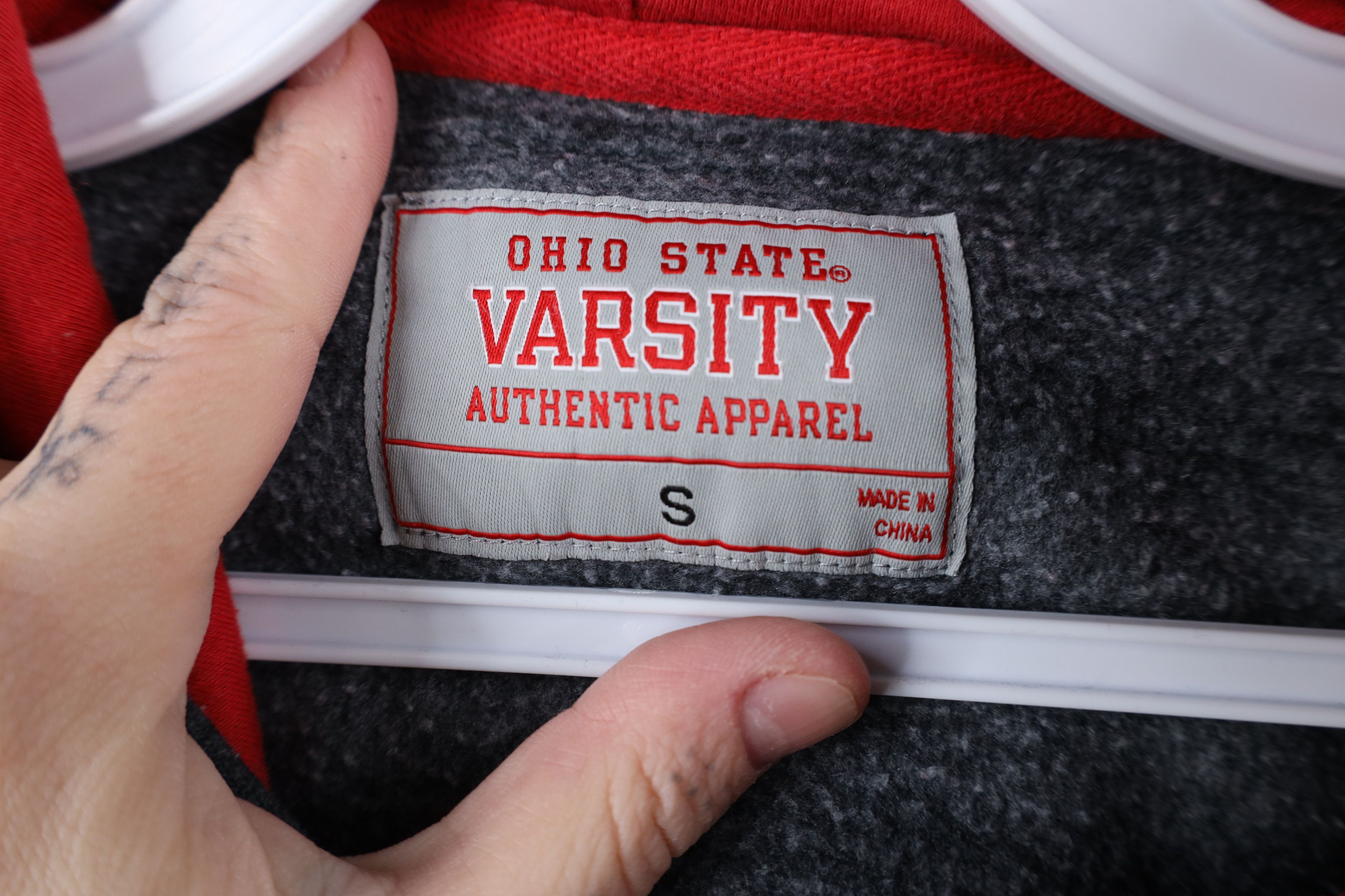 Vintage Vintage Spell Out Ohio State University Hoodie Sweatshirt Size US S / EU 44-46 / 1 - 9 Thumbnail