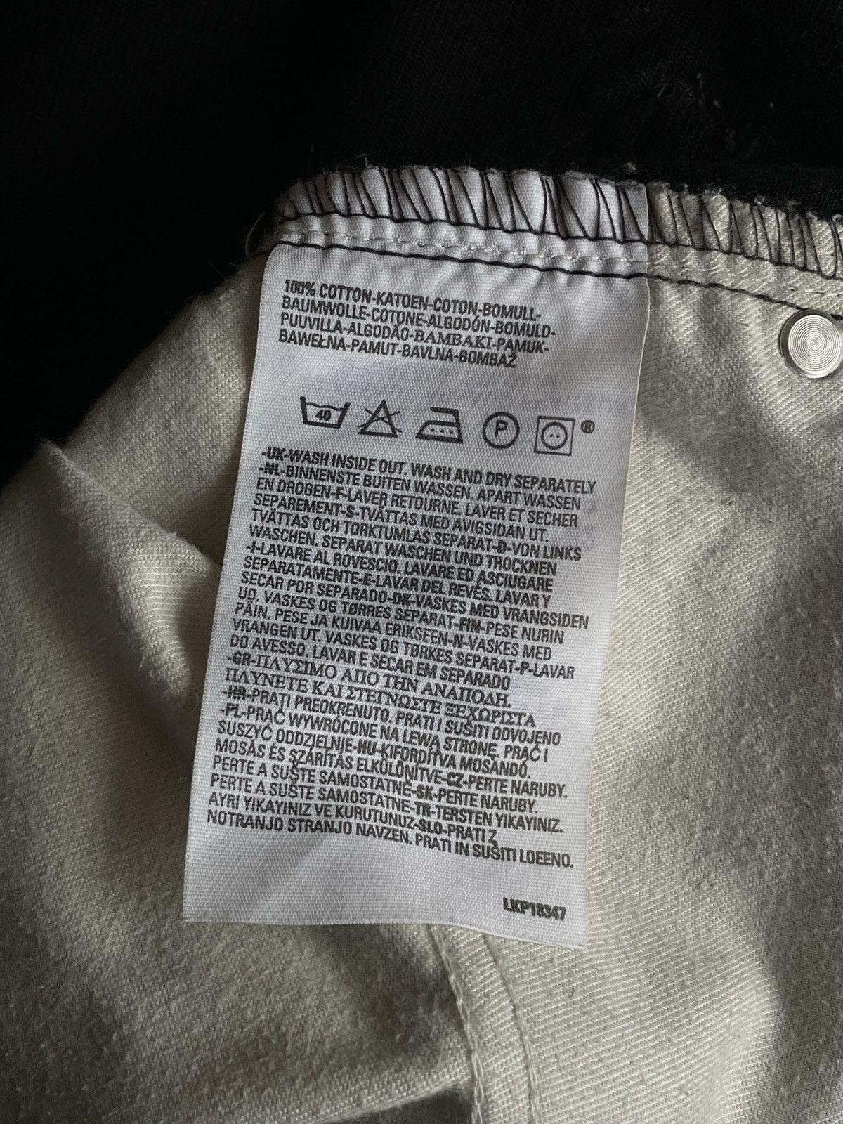 Levi's × Vintage Levi’s Vintage Y2k Black Denim Jeans Trousers Pants Straight Size US 32 / EU 48 - 10 Thumbnail