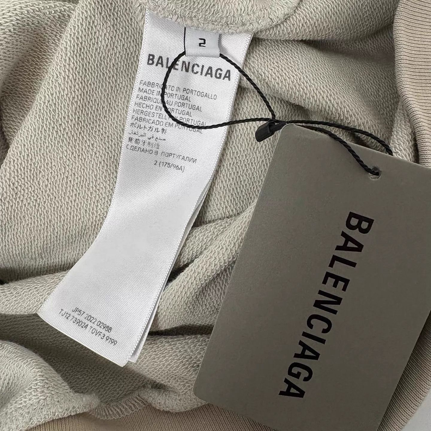 Balenciaga Balenciaga 23ss Mud Dyed Distressed Sweat Stain Sweatshirt 2 Size US M / EU 48-50 / 2 - 4 Thumbnail