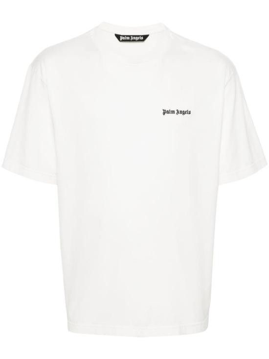 Tシャツ・カットソー PALM ANGELS Men T-shirt White PMAA089S25JER002 0384 Palm Angels PALM ANGELS Men T-Shirts PMAA089S25JER002 0384