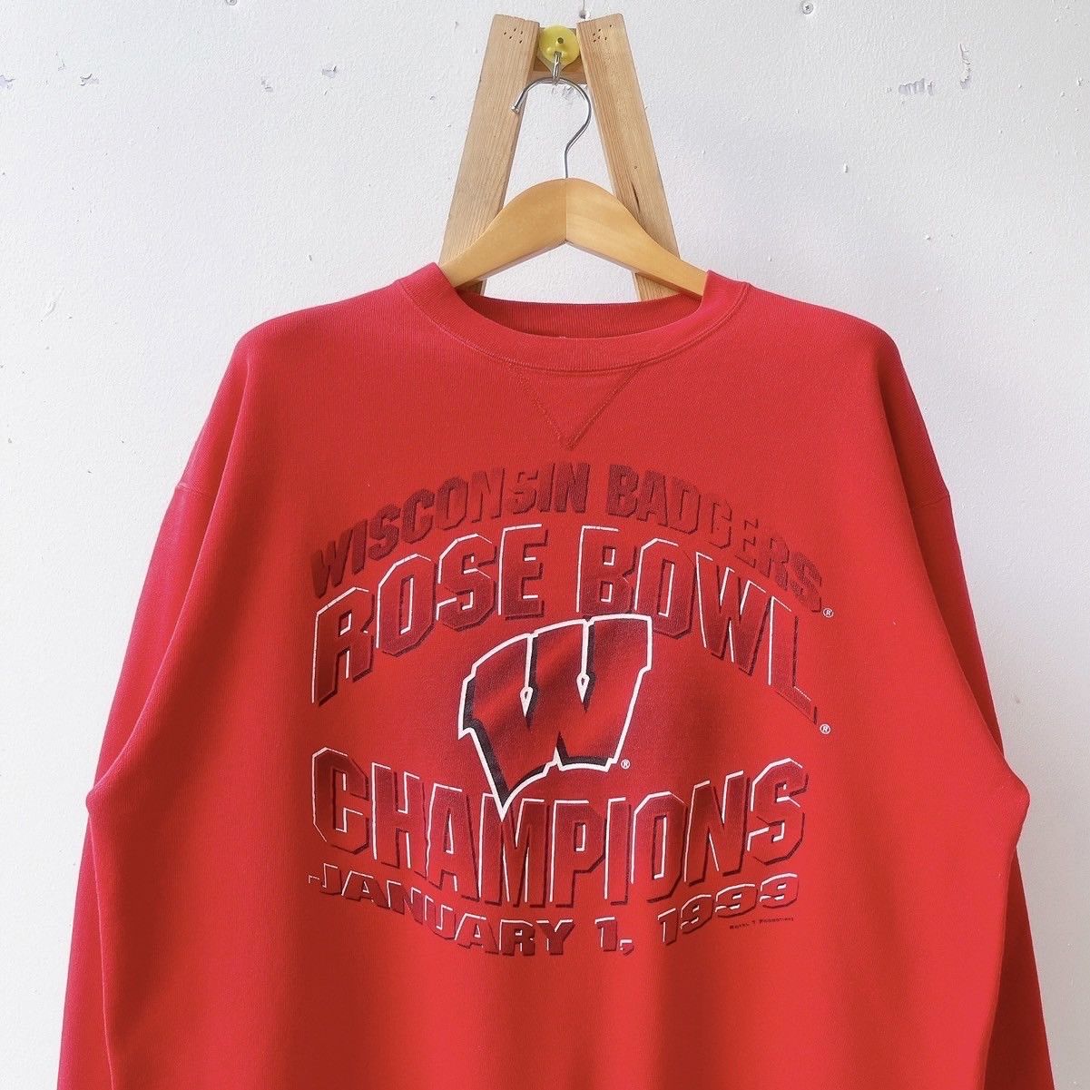 Delta × Vintage 90s Wisconsin Badgers UW sweatshirt/ L Size US L / EU 52-54 / 3 - 3 Thumbnail