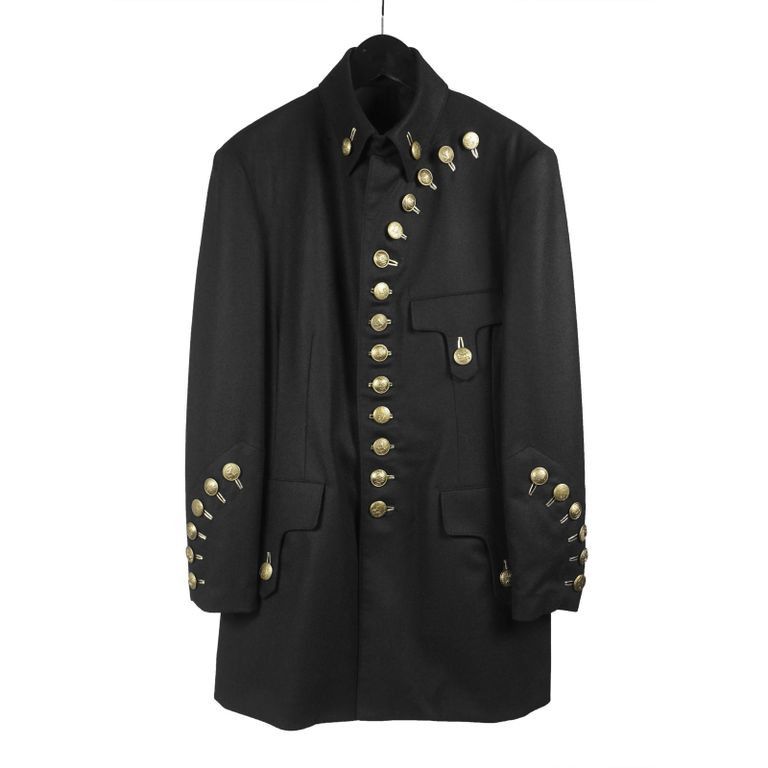 YOHJI YAMAMOTO 金ホール金釦　JKT Yohji Yamamoto Pour Homme - gold hall gold button JKT