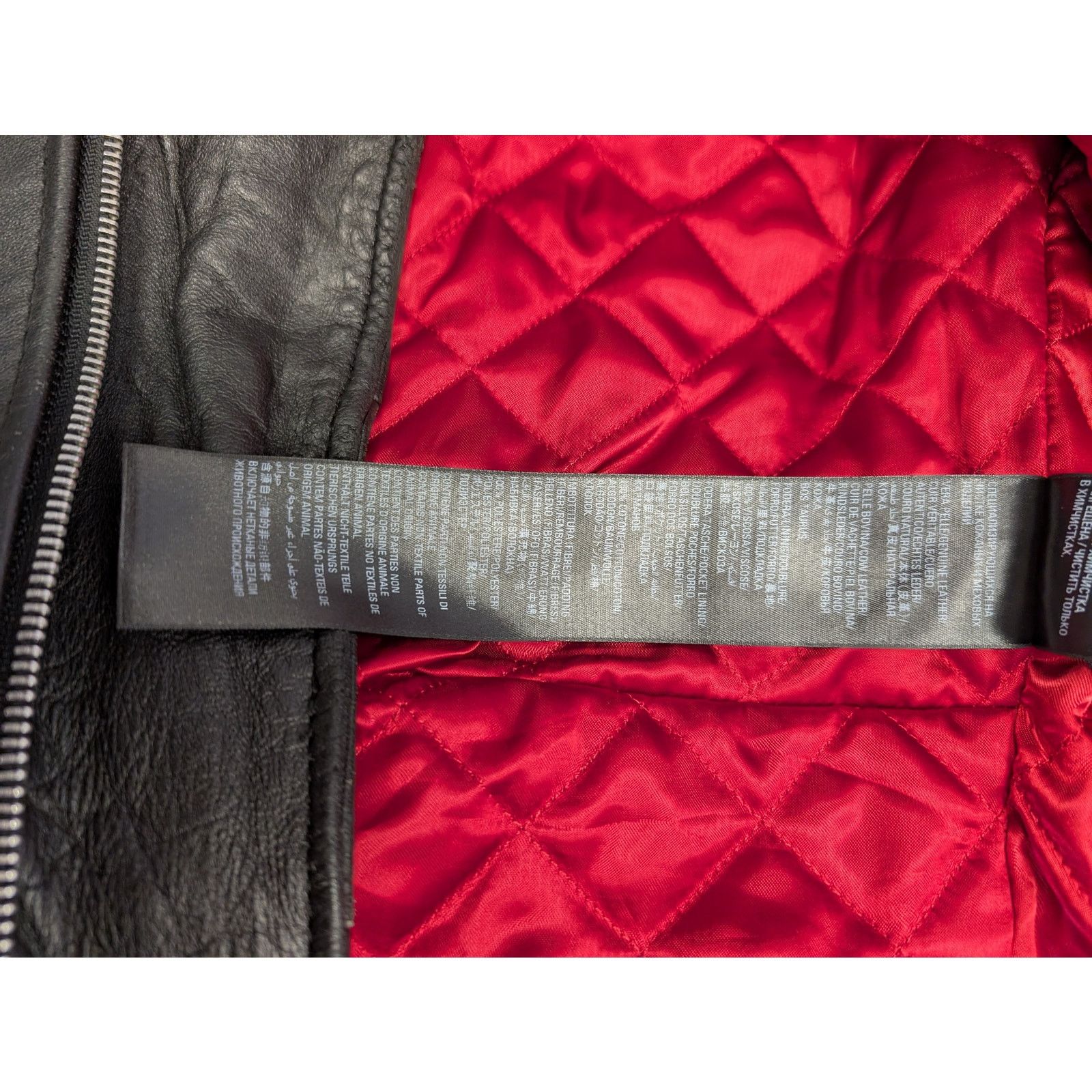 Balenciaga o1rshd1 Upcycled Biker Jacket in Black Size US M / EU 48-50 / 2 - 20 Thumbnail