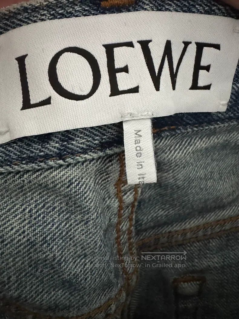 Loewe Loewe SS25 Pre-selected Series Curved Knife Denim Trousers Size 25" / US 0 / IT 36 - 3 Thumbnail