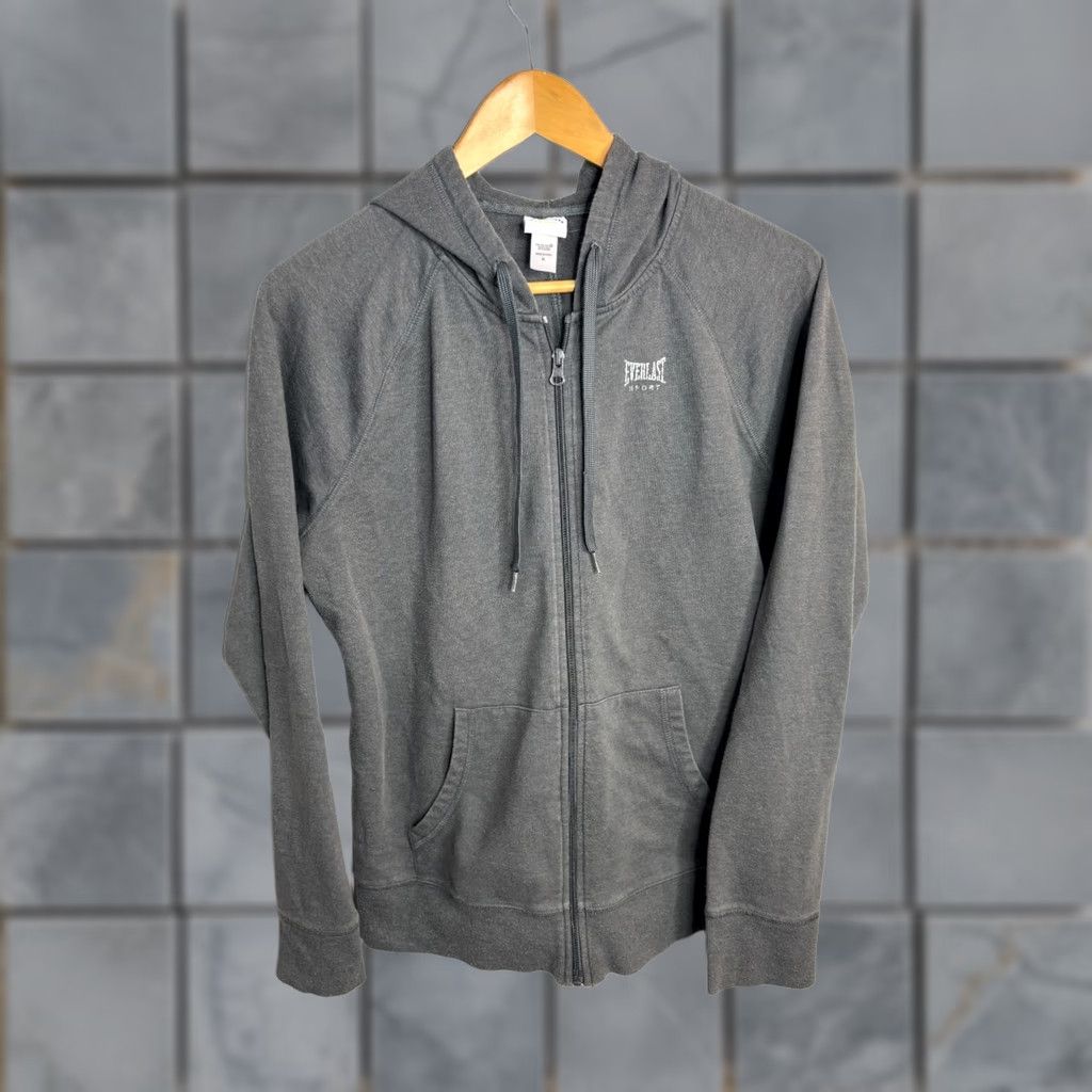 Everlast Everlast Hoodie Women Gray Full Zip XL Logo Activewear Casual Modern Sports Gym Size XL / US 12-14 / IT 48-50 - 1 Thumbnail