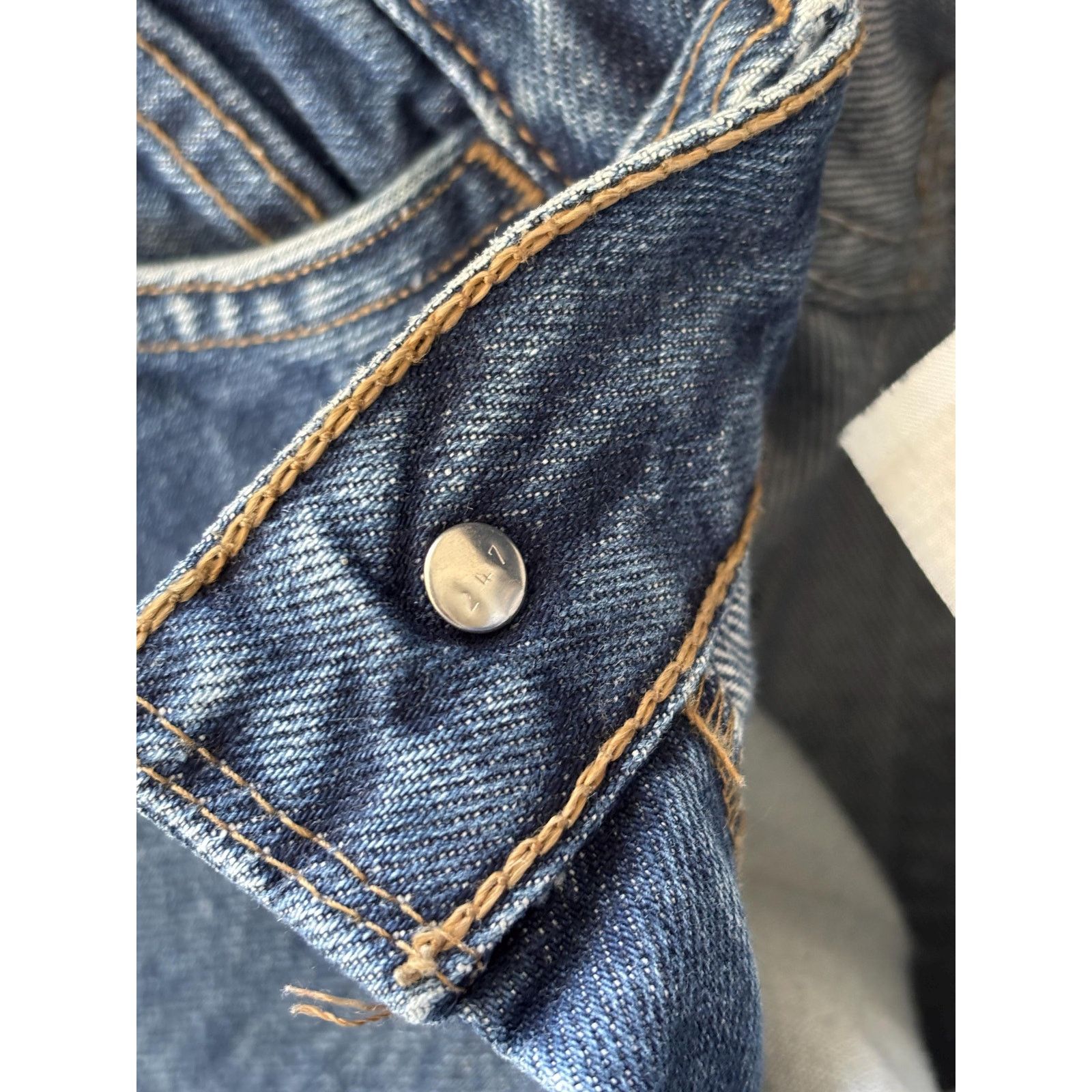 Levi's Levi's 607 W29 L32 USA 1998 Orange Tab High Rise Jeans Size US 29 - 6 Thumbnail
