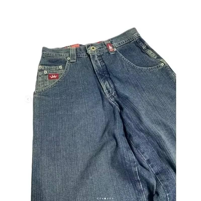 Japanese Brand × Vintage vintage embroidered baggy jeans jnko Size US 36 / EU 52 - 2 Thumbnail
