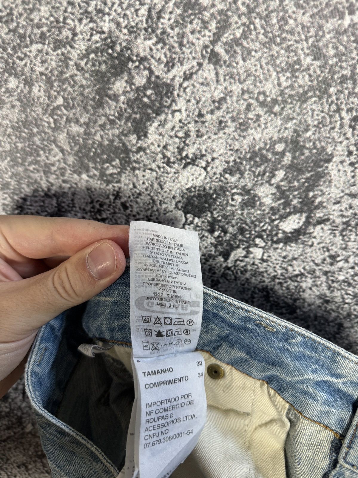 G-Star G-Star RAW Arc 3D Loose Tapered Jeans Distressed Italy Sz 30 Size US 30 / EU 46 - 10 Thumbnail