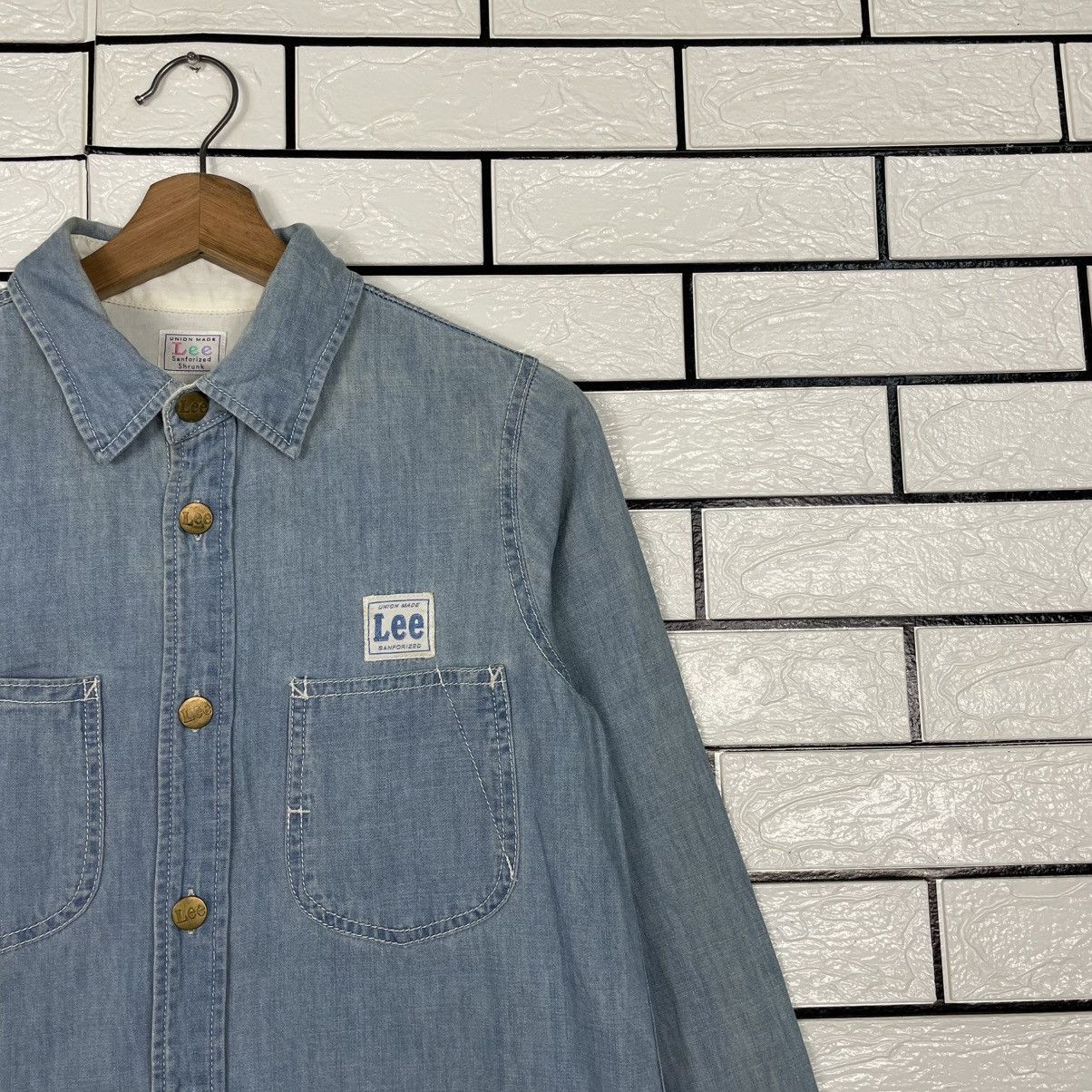 Lee Lee Union Made Sanforized Long Jacket Size S / US 4 / IT 40 - 5 Thumbnail