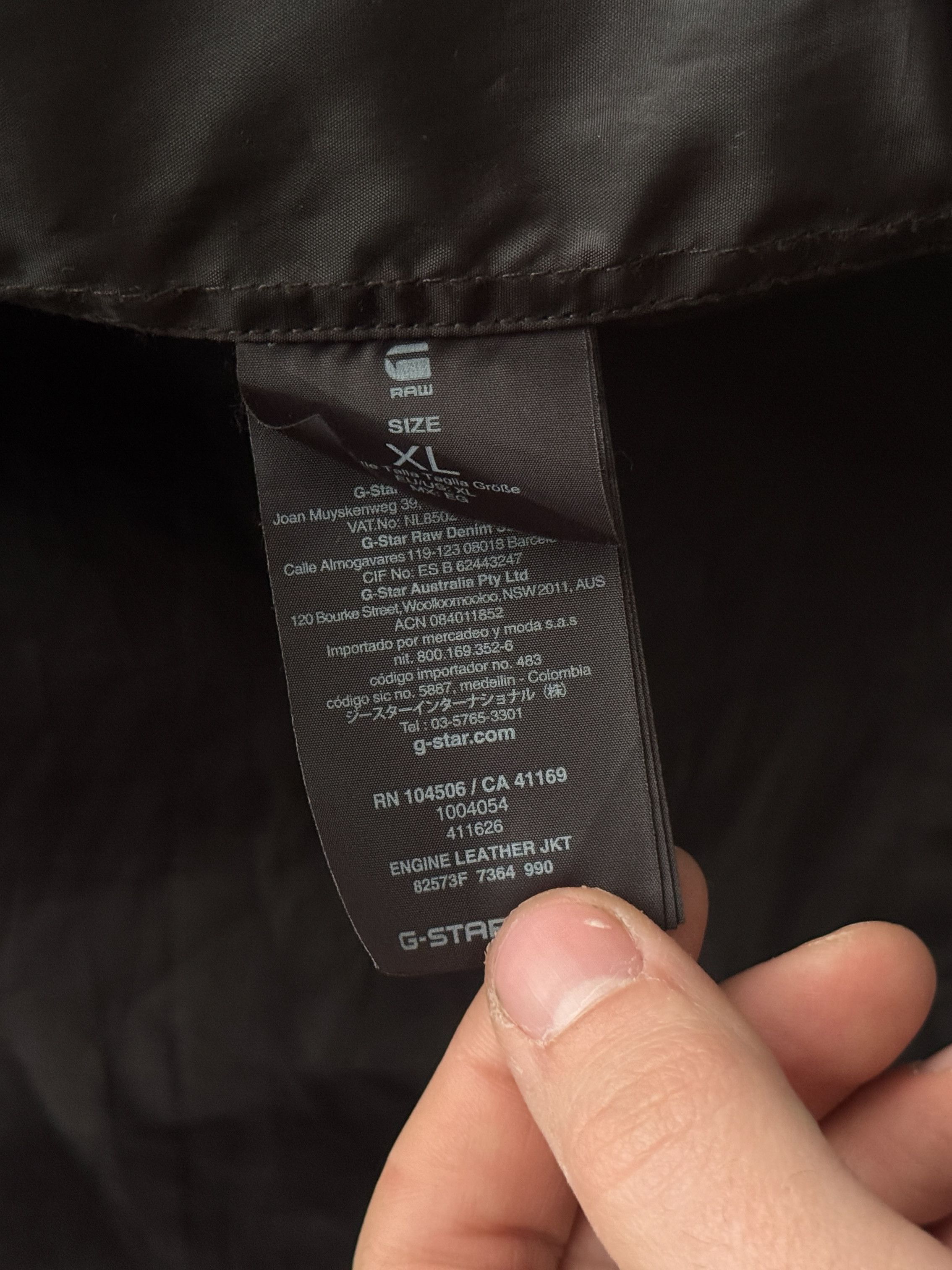 G-Star G-Star Raw Real Leather Jacket Size US XL / EU 56 / 4 - 12 Thumbnail