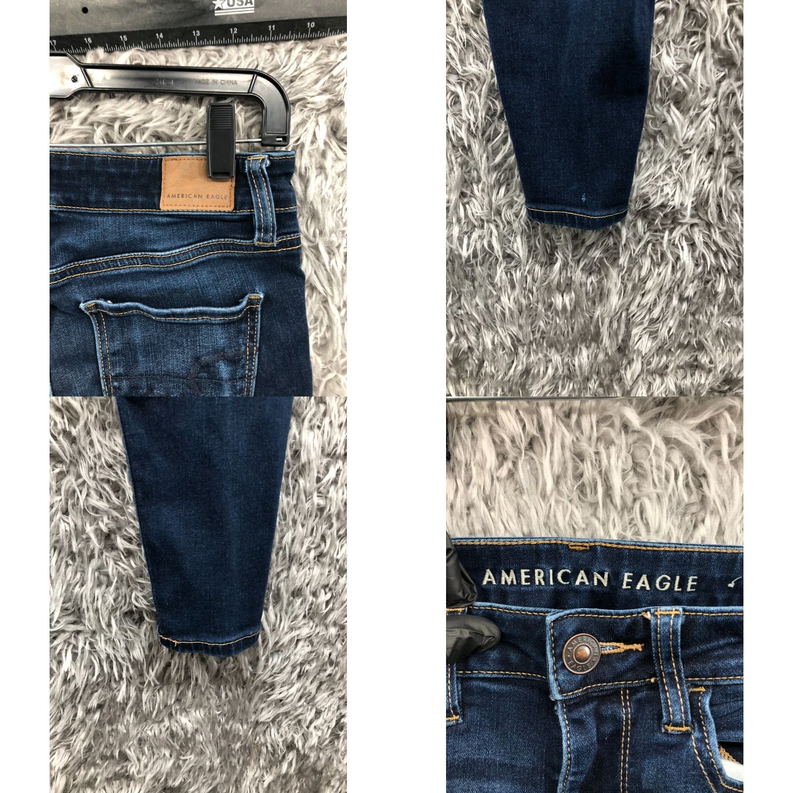American Eagle Outfitters American Eagle Outfitters Jegging Size 0 Short Womens Medium Wash Blue Denim 5-Pocket Modern Jeans Adults Womens Size 25" / US 0 / IT 36 - 8 Thumbnail