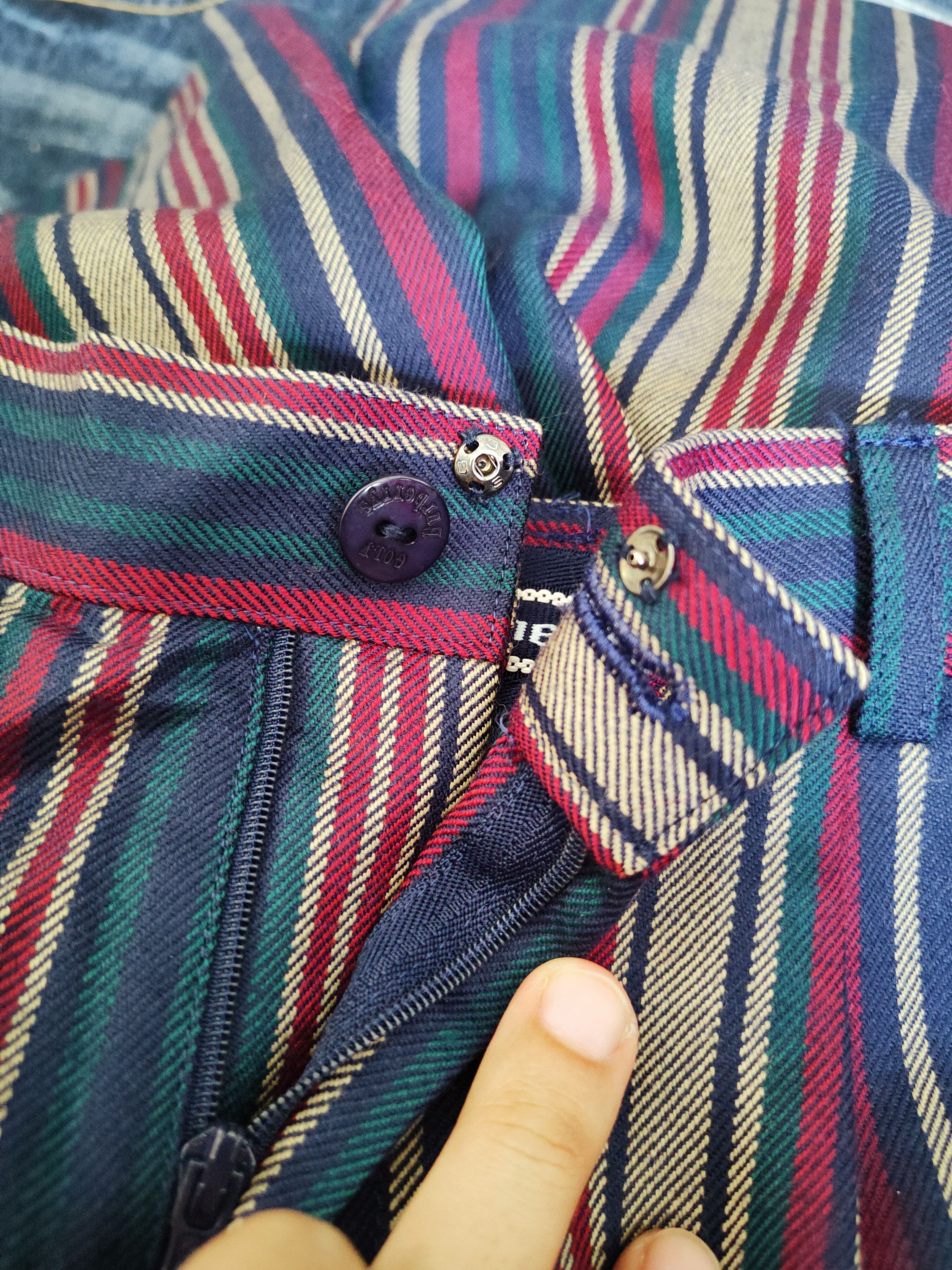Burberry Burberrys Dark Blue Stripe Multipocket Short Pants #W389 Size 25" / US 0 / IT 36 - 11 Thumbnail