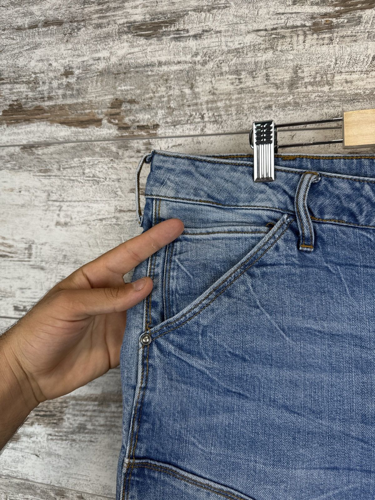 G-Star × Vintage Mens G Star Raw 5620 3D SLIM cargo pants jeans denim Size US 38 / EU 54 - 5 Thumbnail