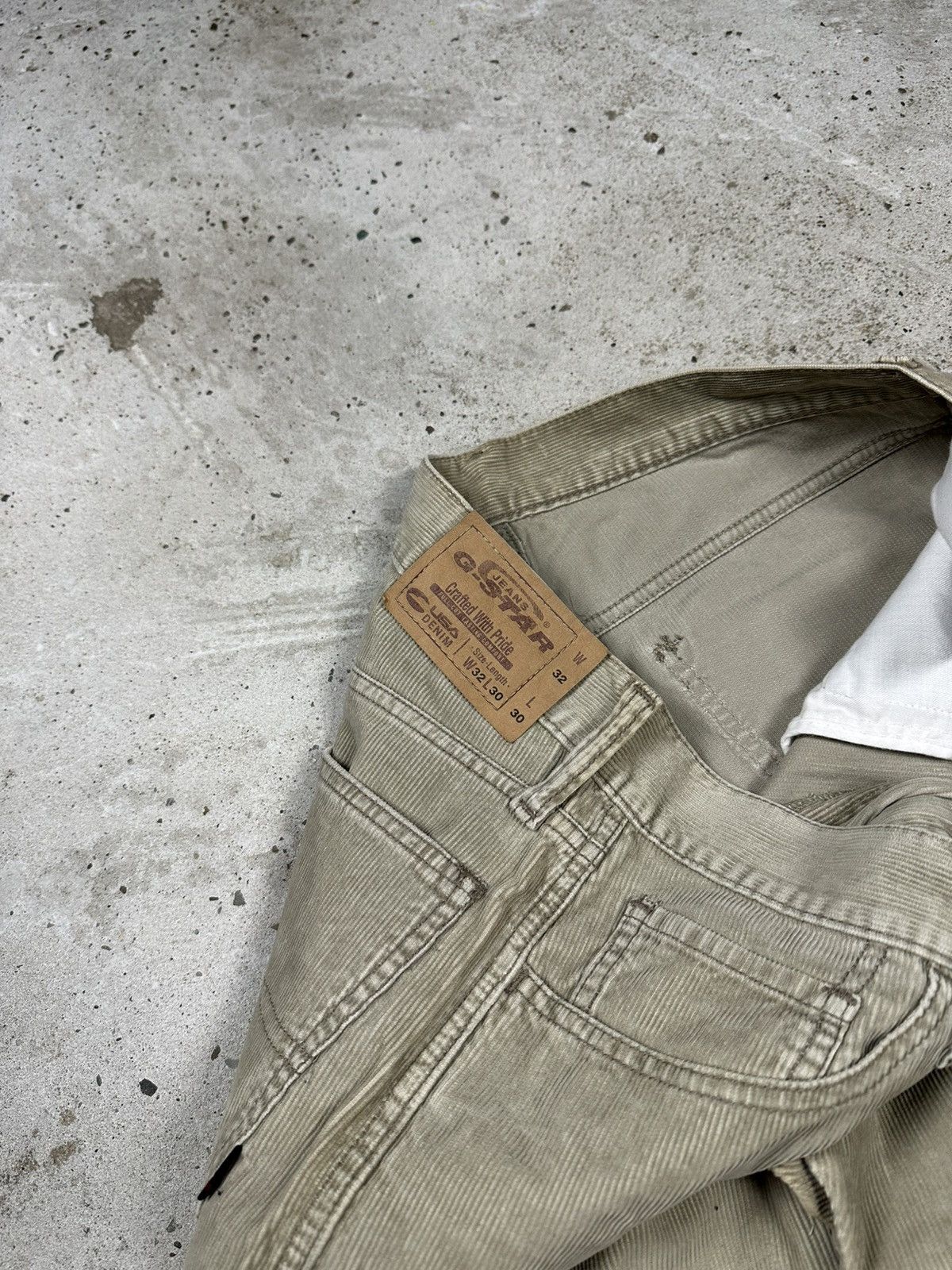 G-Star Vintage Y2K G Star Raw S C Flare Corduroy Pants Bootcut Size US 32 / EU 48 - 11 Thumbnail