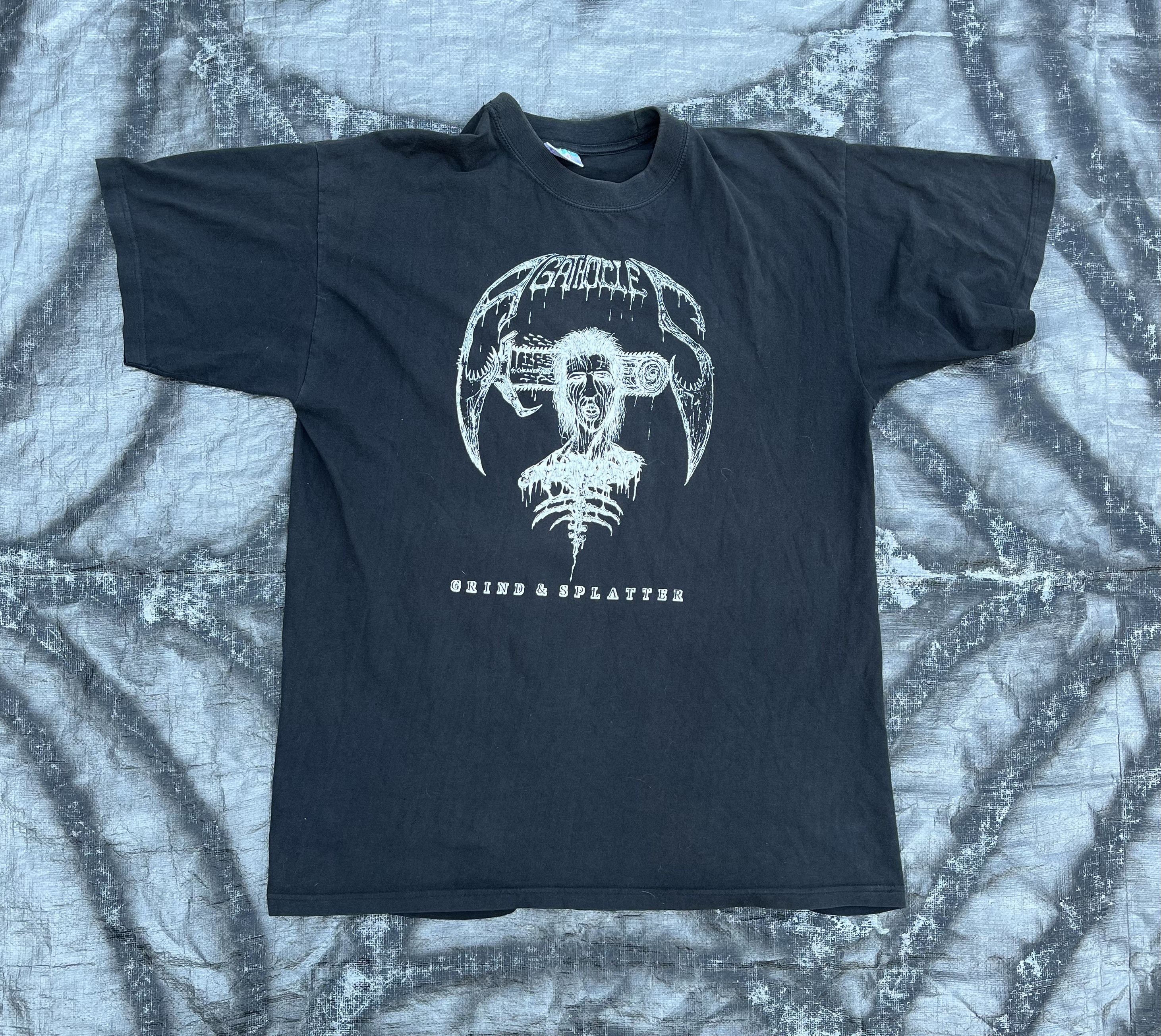 Vintage Original 90s Agathocles Band Tshirt Napalm Death