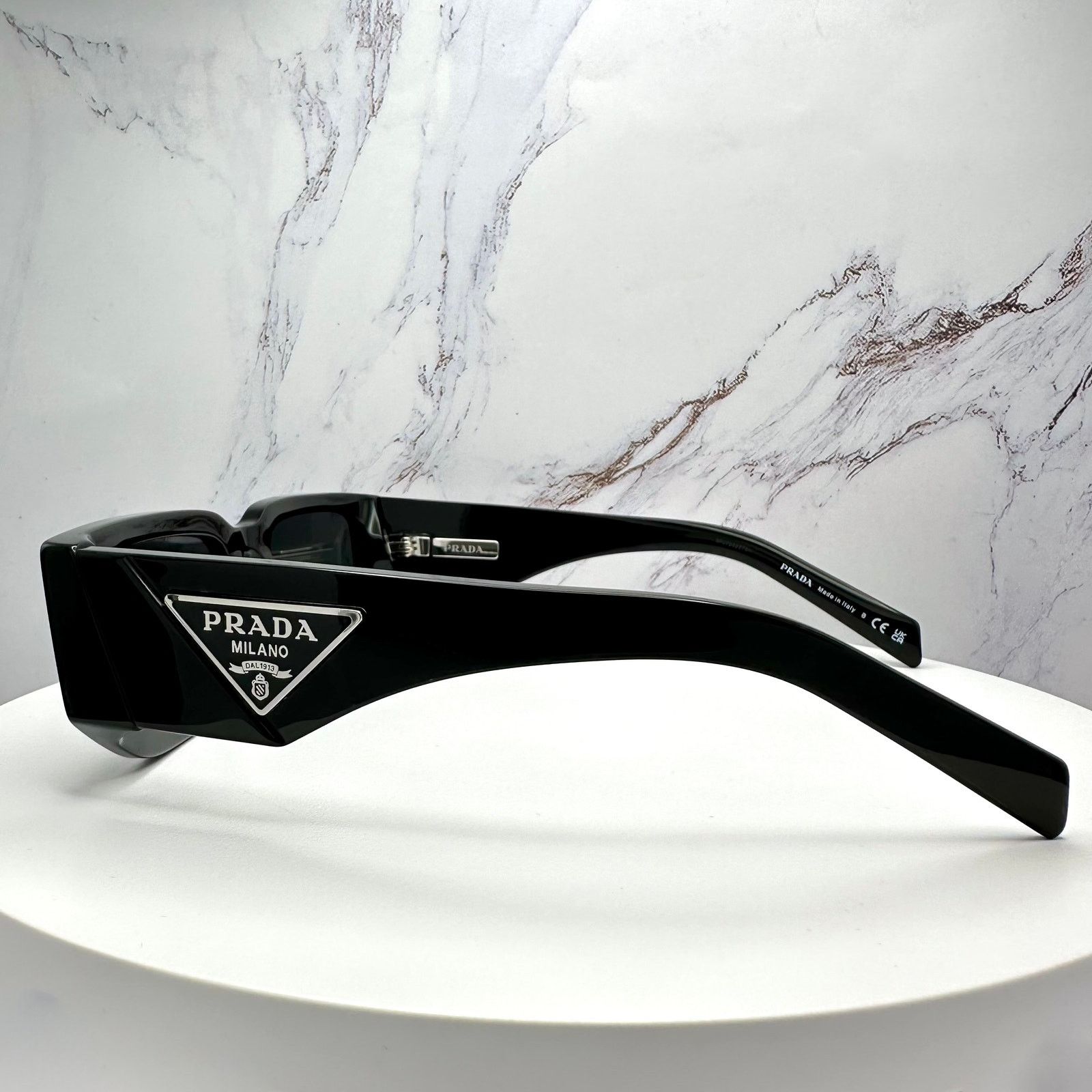 Prada NEW PRADA Sunglasses Black Square Size ONE SIZE - 21 Thumbnail