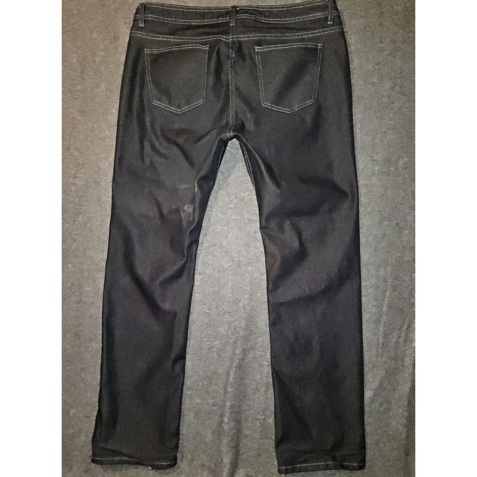 Vintage McDonald's Women's Jeans 12 Regular Black Mid Rise Stretch Pants Size 34" / US 12 / IT 48 - 7 Thumbnail