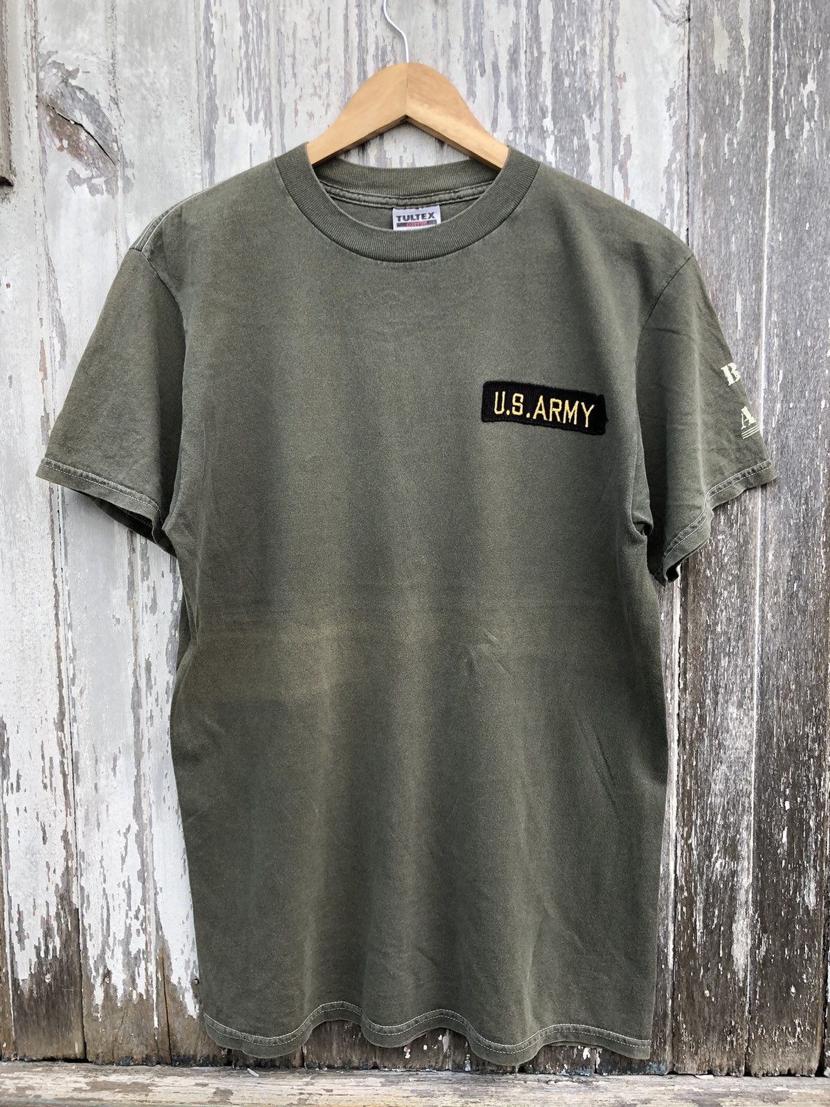 Vintage Vintage 90s Sunfaded Tultex US Army Tshirts Size US M / EU 48-50 / 2 - 1 Thumbnail