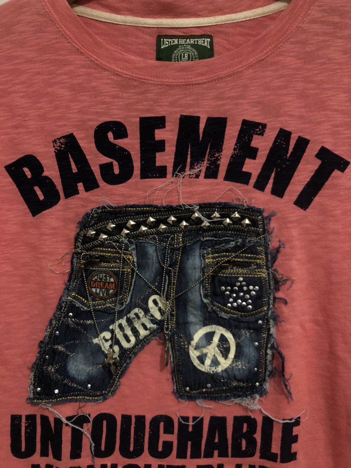 If Six Was Nine Distressed Studded Poem LongSleeve Rock Punk Style Size US M / EU 48-50 / 2 - 6 Thumbnail
