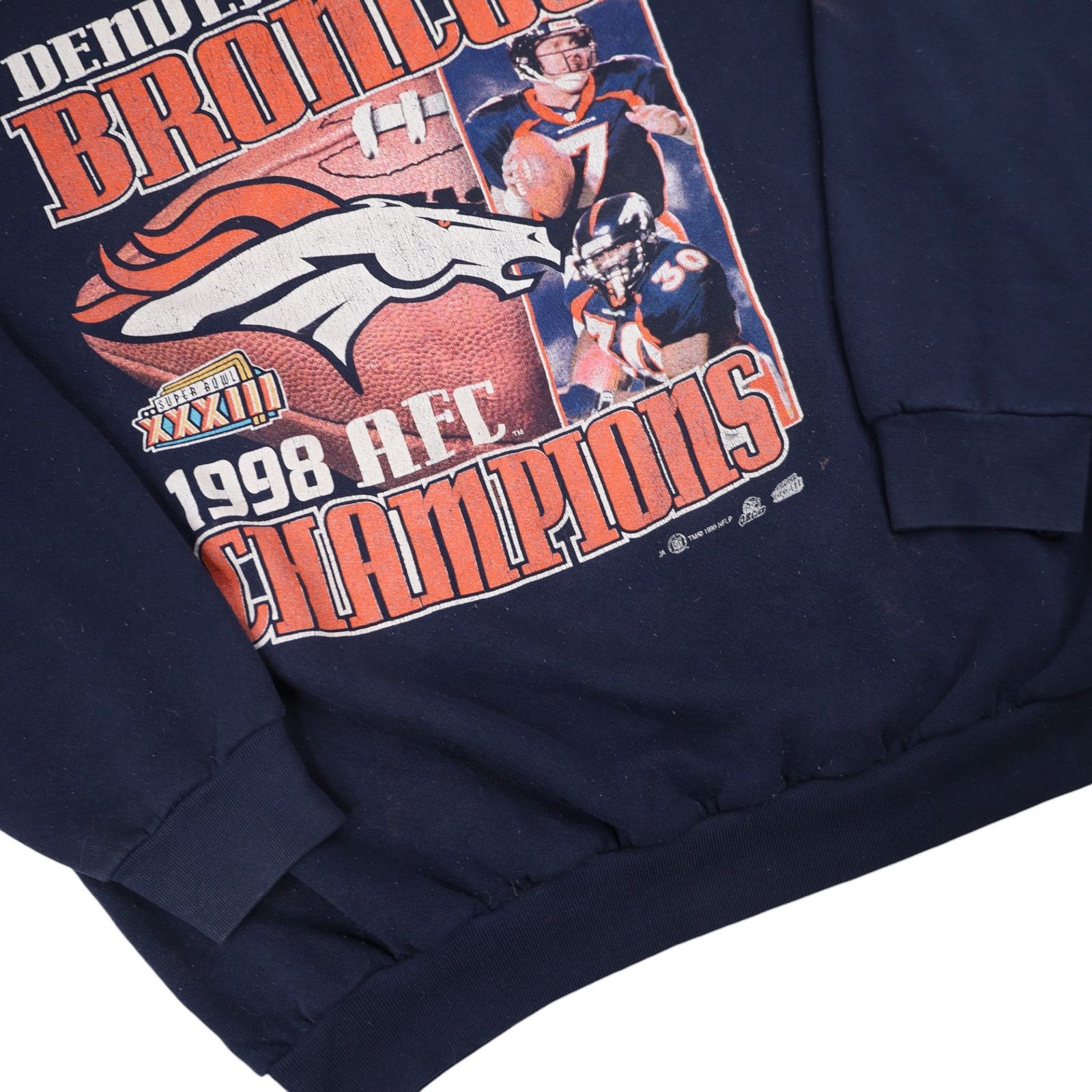 NFL × Vintage Vintage 90s Denver Broncos Champions Graphic Sweatshirt Size US XL / EU 56 / 4 - 3 Thumbnail