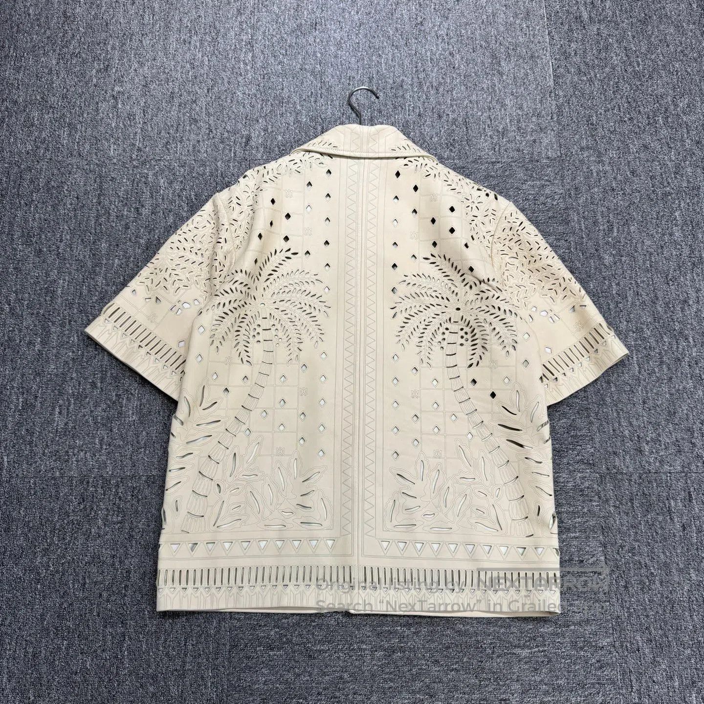 Amiri Amiri Hollowed-out palm tree; sheepskin shirt| Size US S / EU 44-46 / 1 - 2 Thumbnail