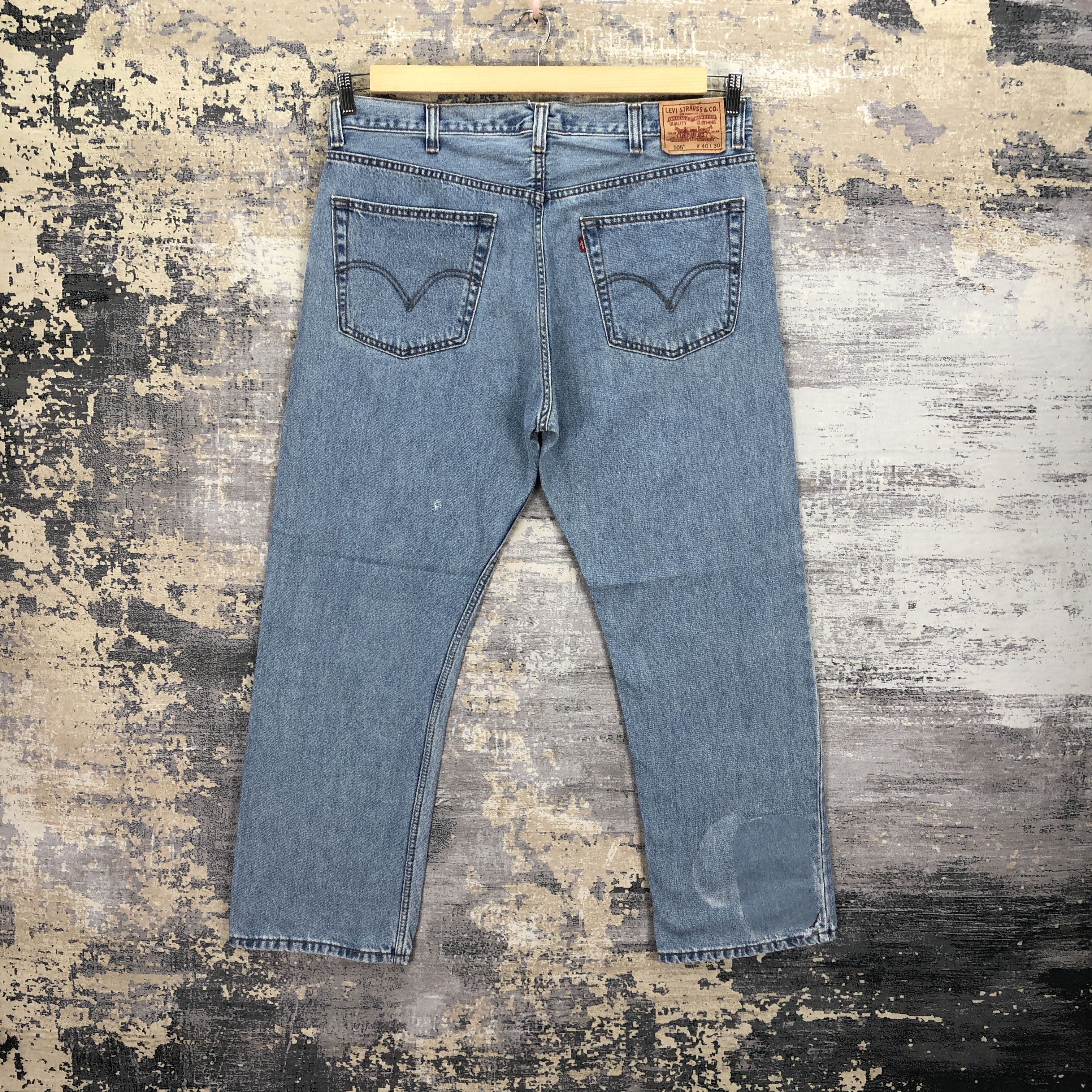Levi's Vintage Y2K Levis Sun Faded Jeans Levi's Stone Wash Denim Size US 40 / EU 56 - 2 Thumbnail