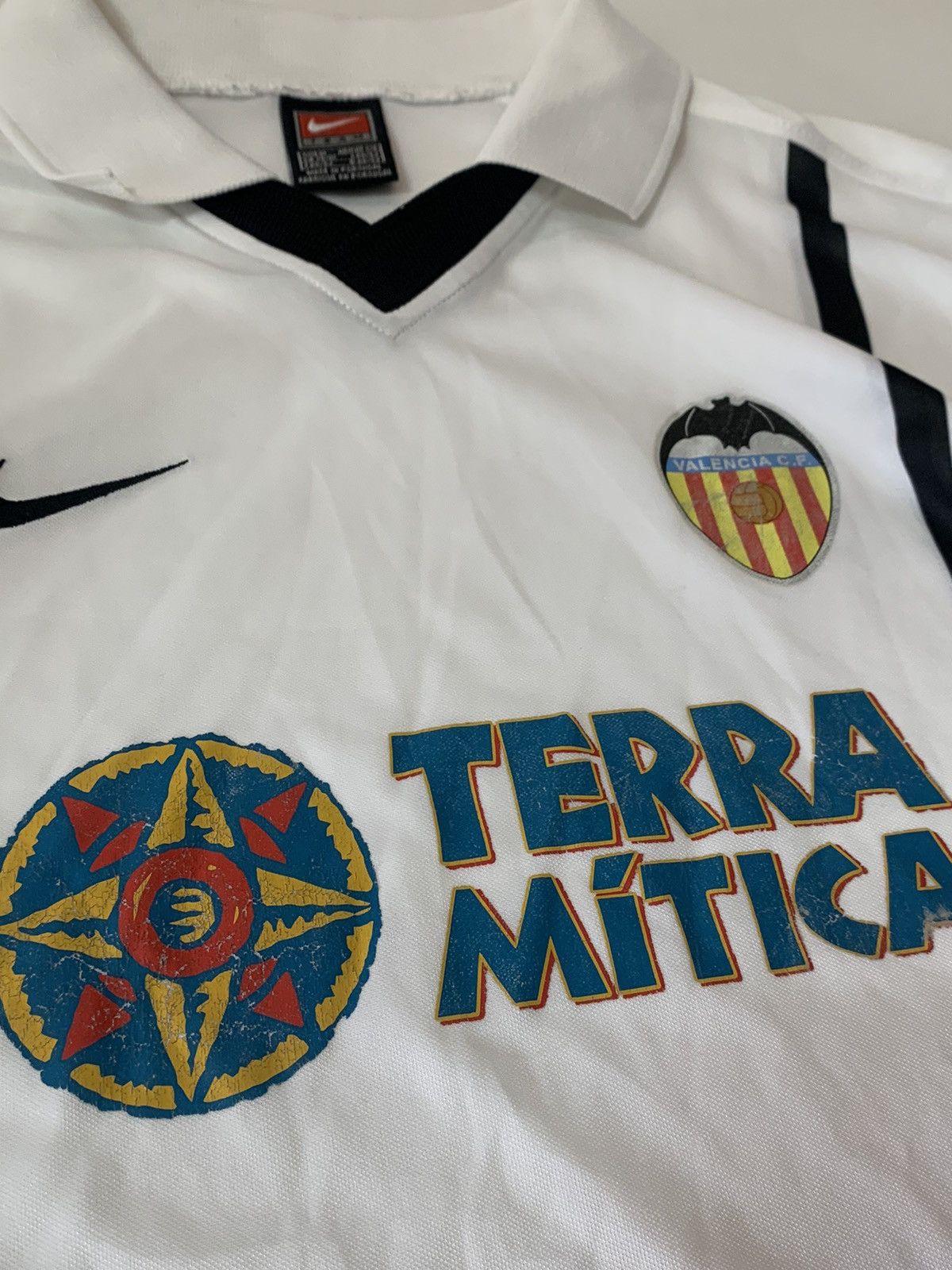 Vintage Rare! Original Nike Valencia CF 2000/2001 Home Size US M / EU 48-50 / 2 - 7 Thumbnail