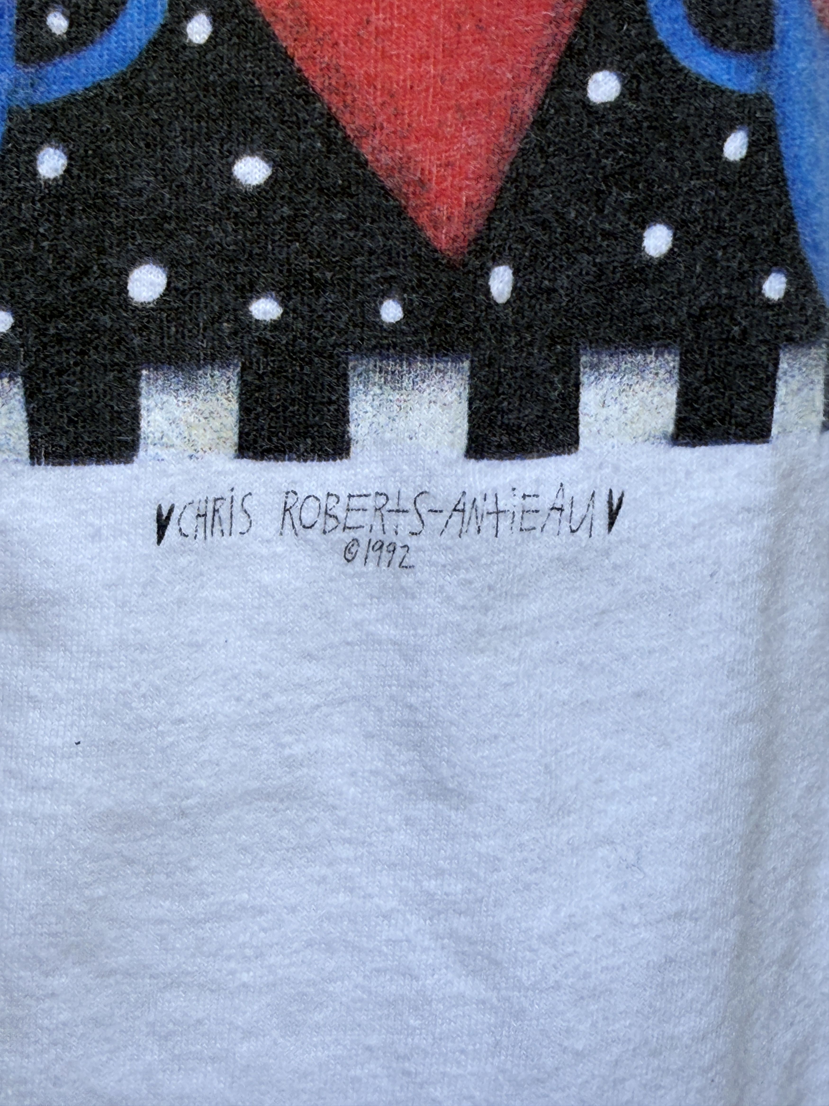 Vintage Vintage 1992 Friends Vintage Chris Roberts Antieau t-shirt L Size US L / EU 52-54 / 3 - 3 Thumbnail