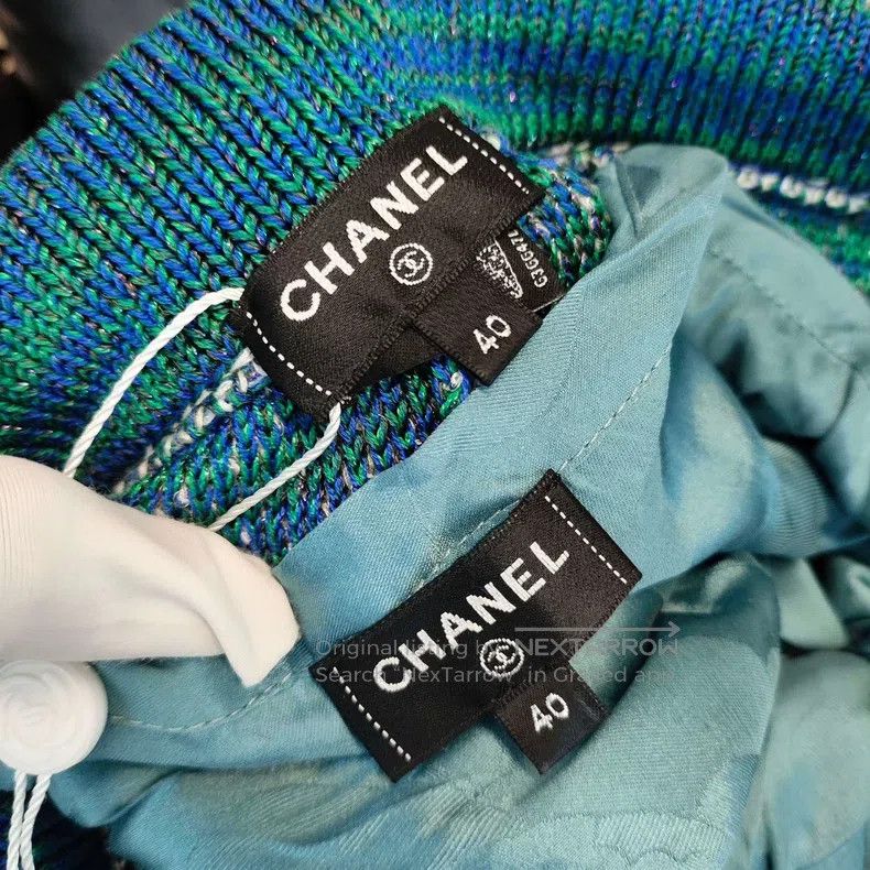 Chanel Chanel Tweed 23p sequin trousers Size 26" / US 2 / IT 38 - 3 Thumbnail