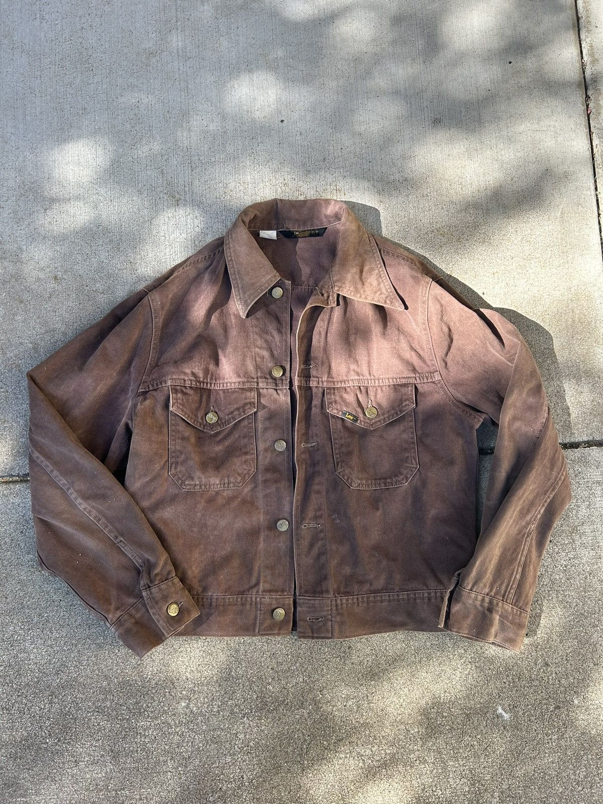 Image of Lee 70’S Moleskin Jacket in Brown, Men's (Size Large)