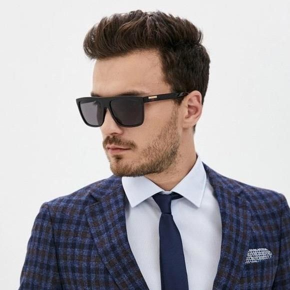 Gucci 💯 - Authentic- New-GUCCI Grey /Black Browline Men's Sunglas Size ONE SIZE - 11 Thumbnail