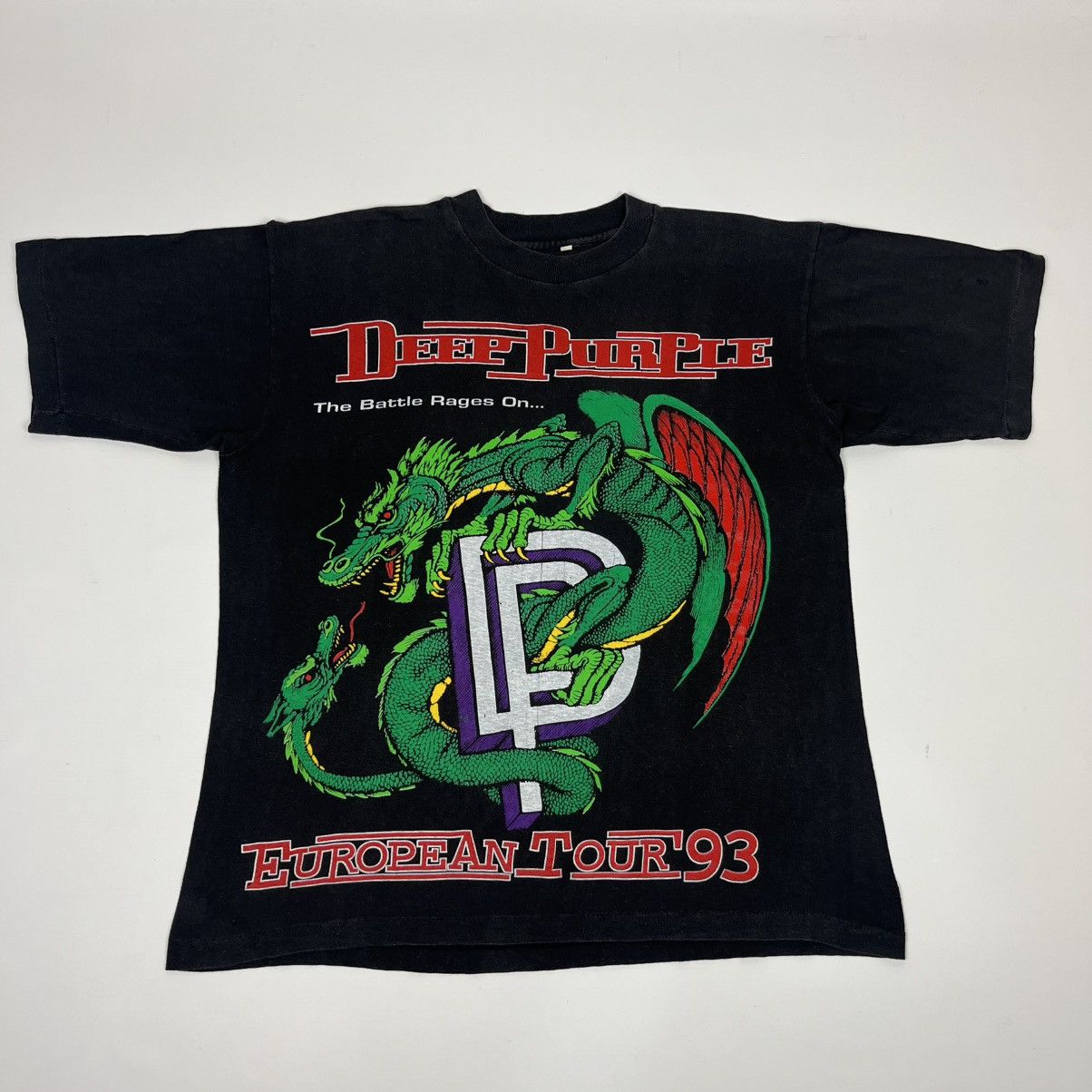 Vintage Vintage Band Tee 90’s DeepPurple European Tour1993/94 Dragon Size US L / EU 52-54 / 3 - 2 Thumbnail