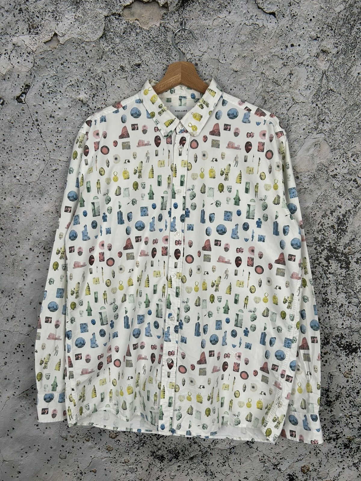 Soulland Soulland Avant Garde Shirt Alternative Grunge Rock Punk Size US L / EU 52-54 / 3 - 1 Thumbnail
