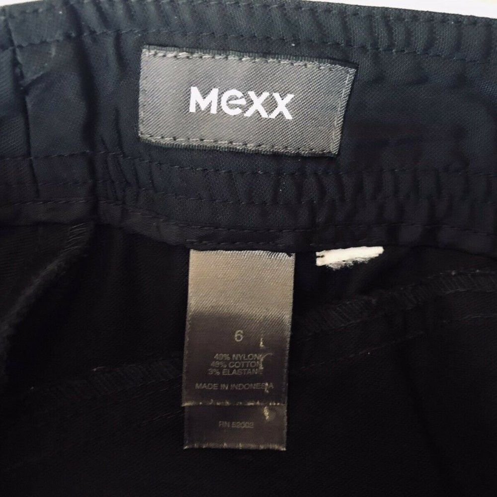Mexx Mexx Black Pants Beige Trim Straight Leg Size 6 Size 28" / US 6 / IT 42 - 5 Thumbnail