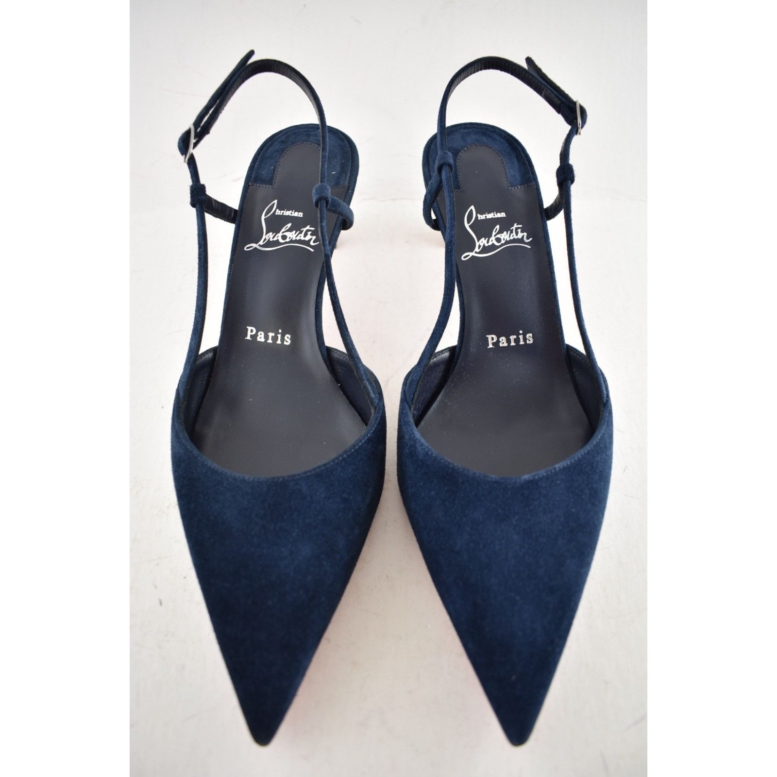 Christian Louboutin Christian Louboutin Condoroline 55 Marine Blue Pump 35.5 Size US 5.5 / IT 35.5 - 5 Thumbnail