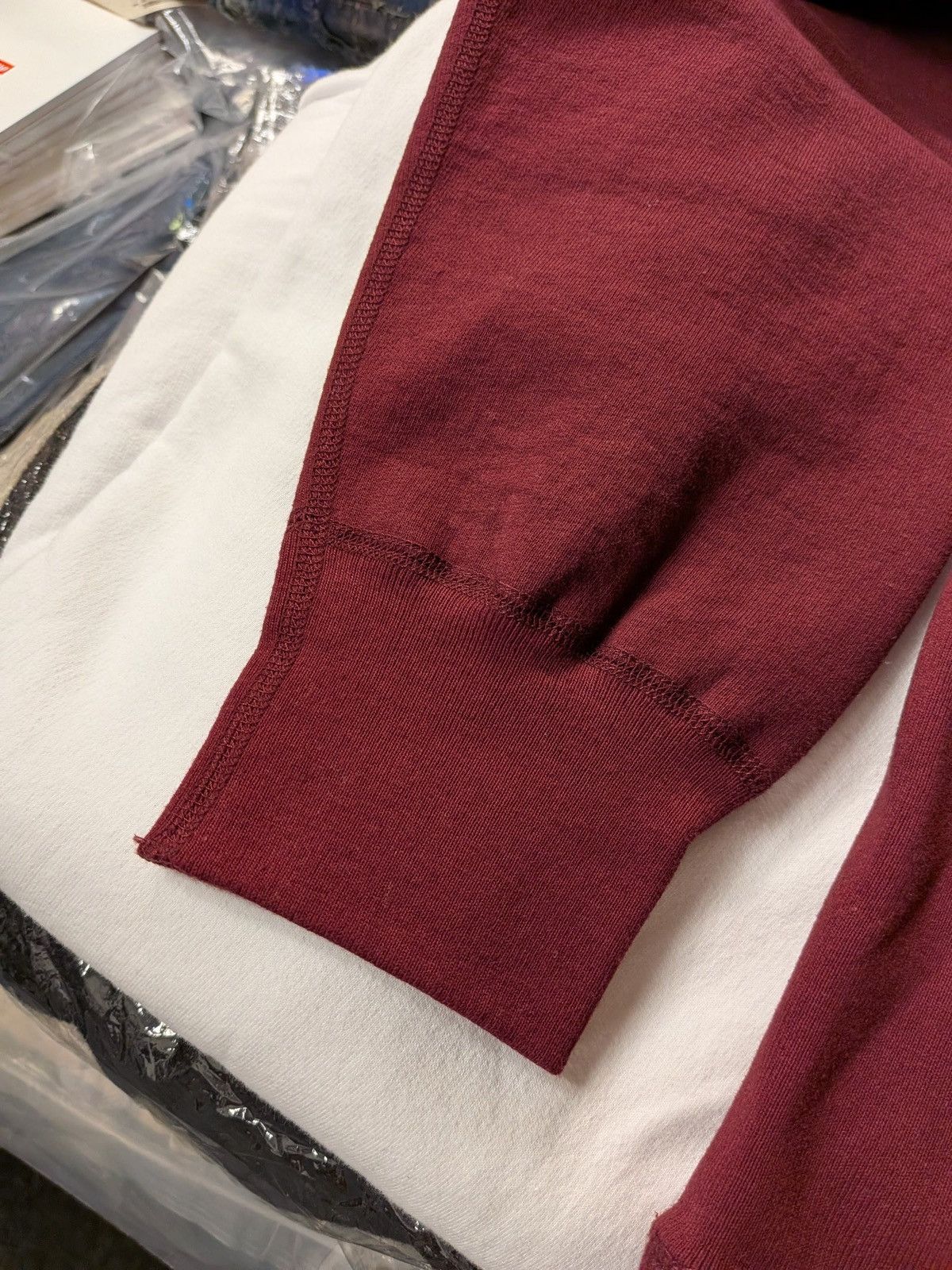 Supreme FW11 Supreme Box Logo Pullover Hooded Sweatshirt Burgundy XL Size US XL / EU 56 / 4 - 12 Thumbnail