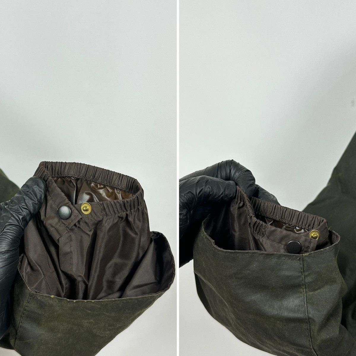 Barbour Vintage Barbour Gamefair Waxed Olive Green Coat Jacket Size US S / EU 44-46 / 1 - 23 Thumbnail
