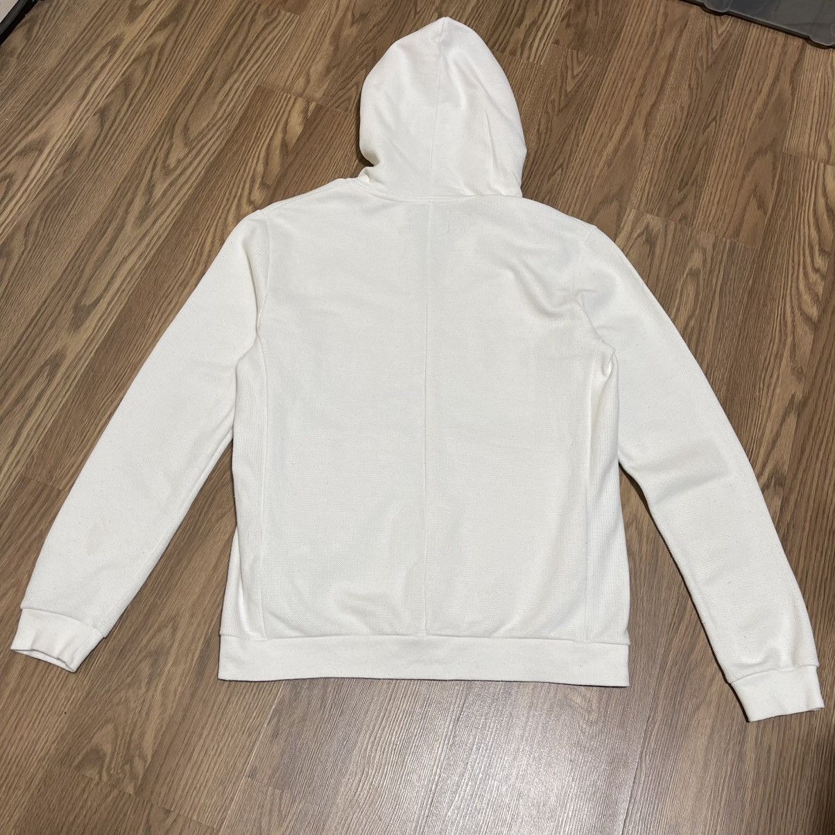 Zara Zara white knit hoodie Size US L / EU 52-54 / 3 - 4 Thumbnail