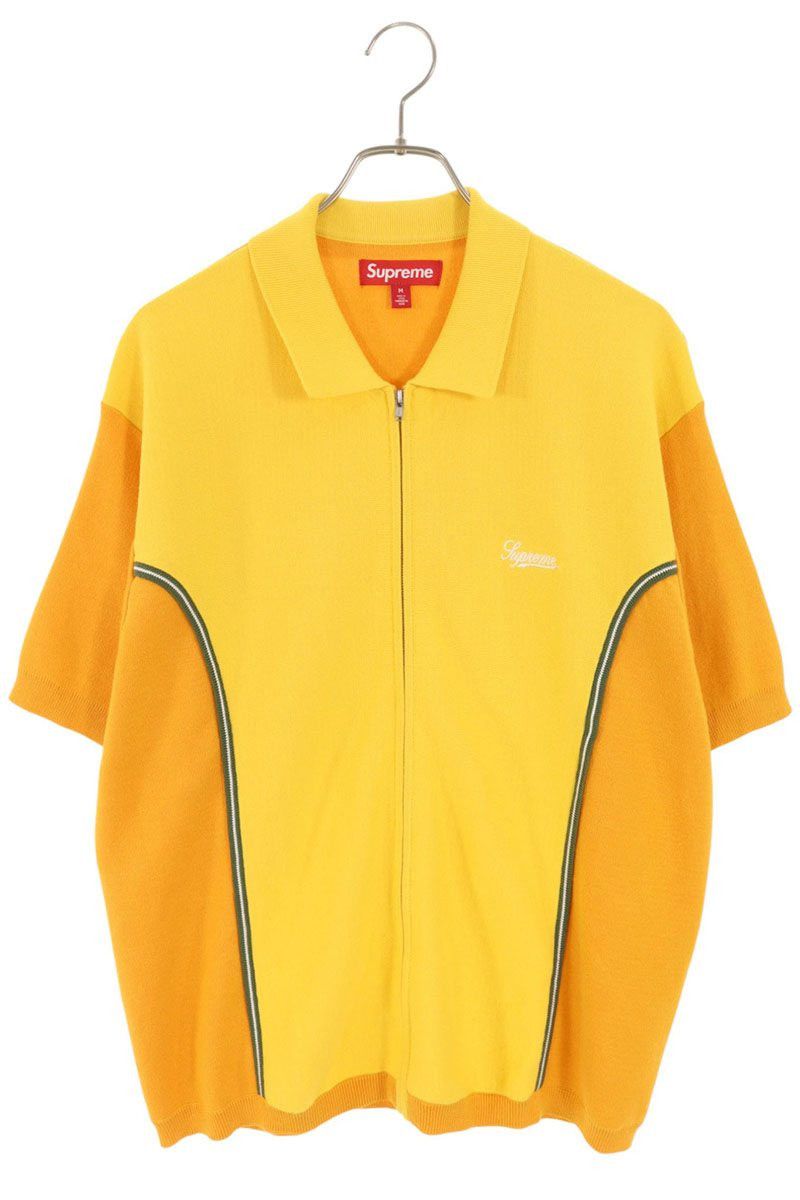 Supreme Supreme gradient grid zip up polo | Grailed