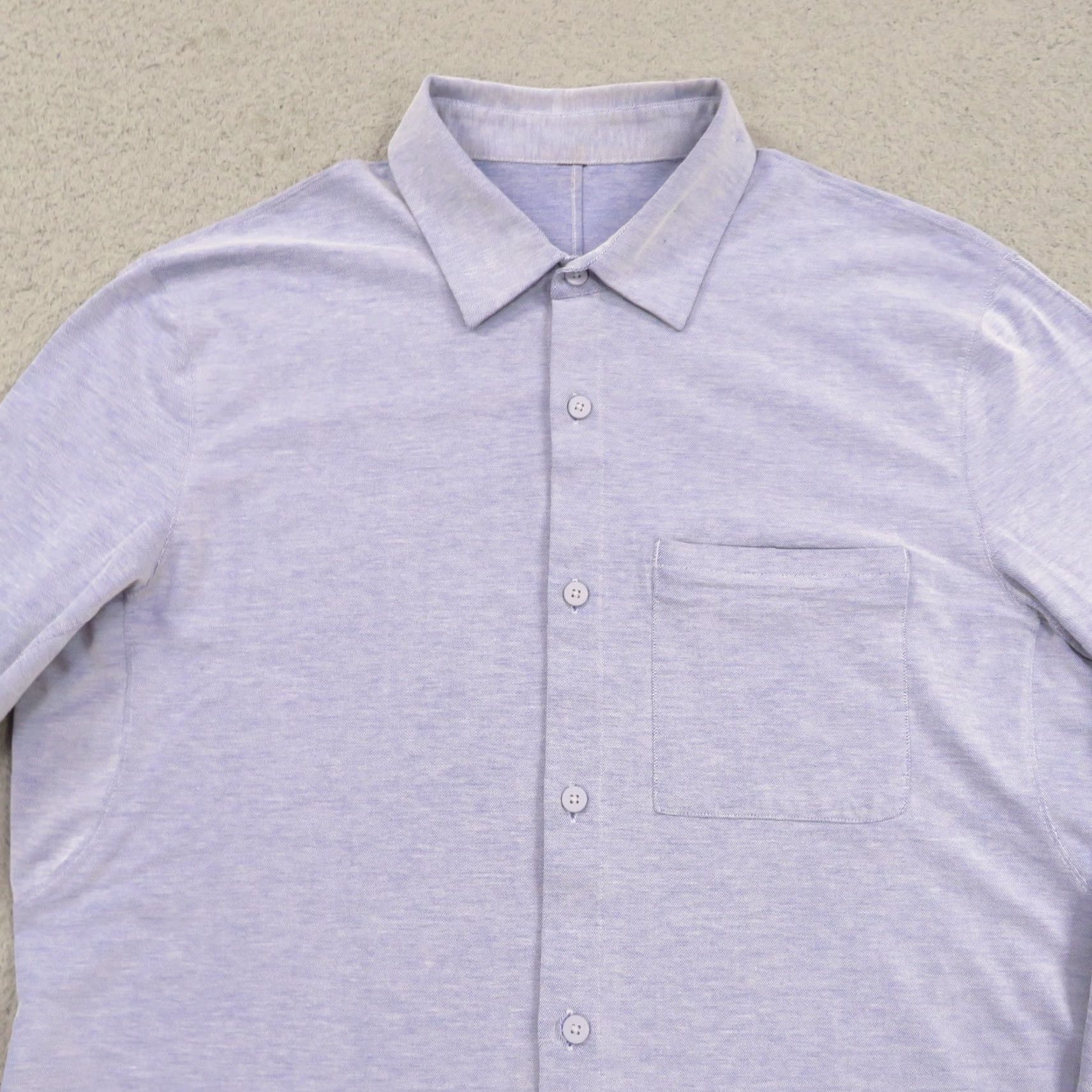 Lululemon Lululemon Shirt Mens Blue Commission Stretch Button Up Commute Oxford Button-Up Casual Business Travel Workwear Modern Size US M / EU 48-50 / 2 - 3 Thumbnail