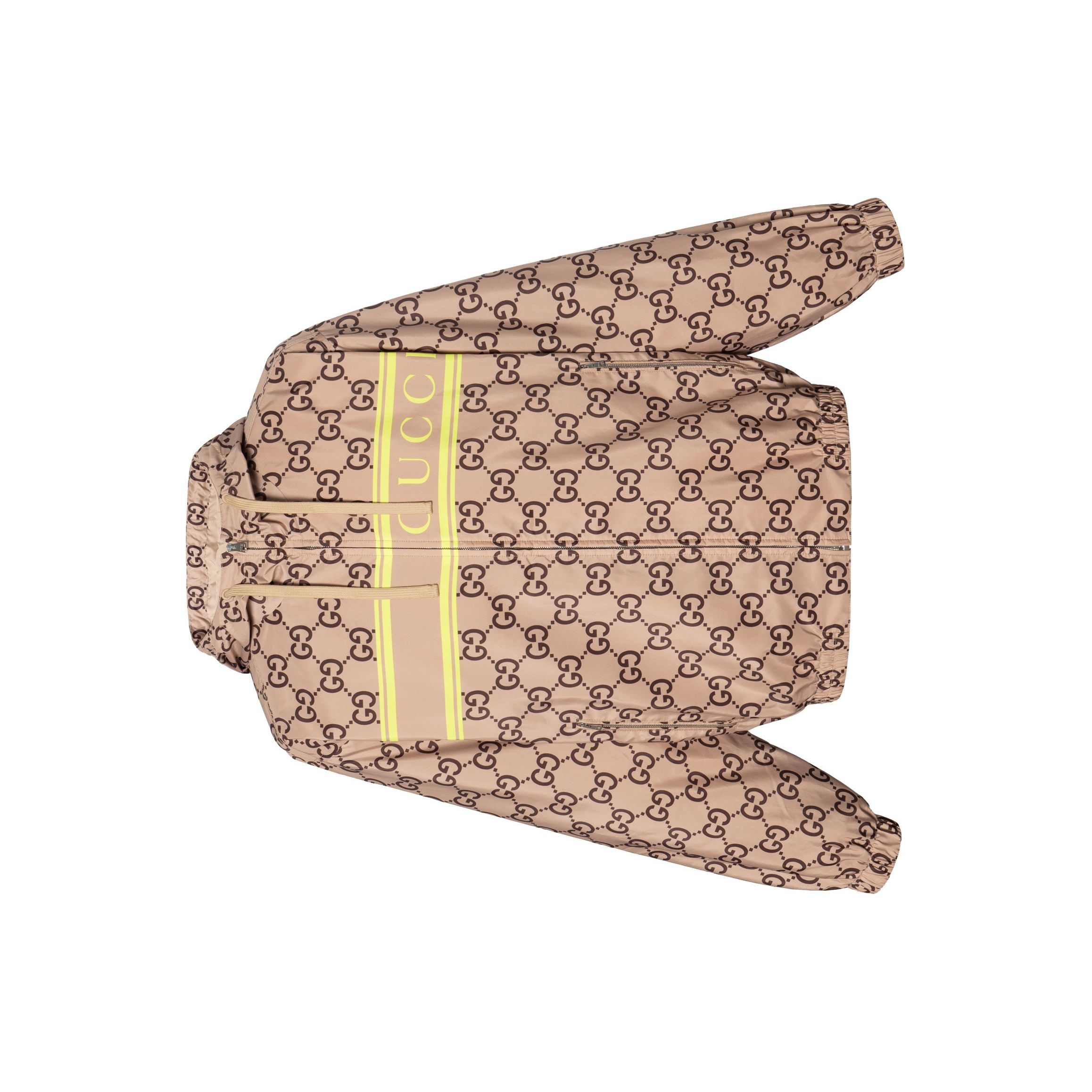 Gucci Gucci GG Logo Print Hooded Jacket Size 46 Size US S / EU 44-46 / 1 - 1 Thumbnail
