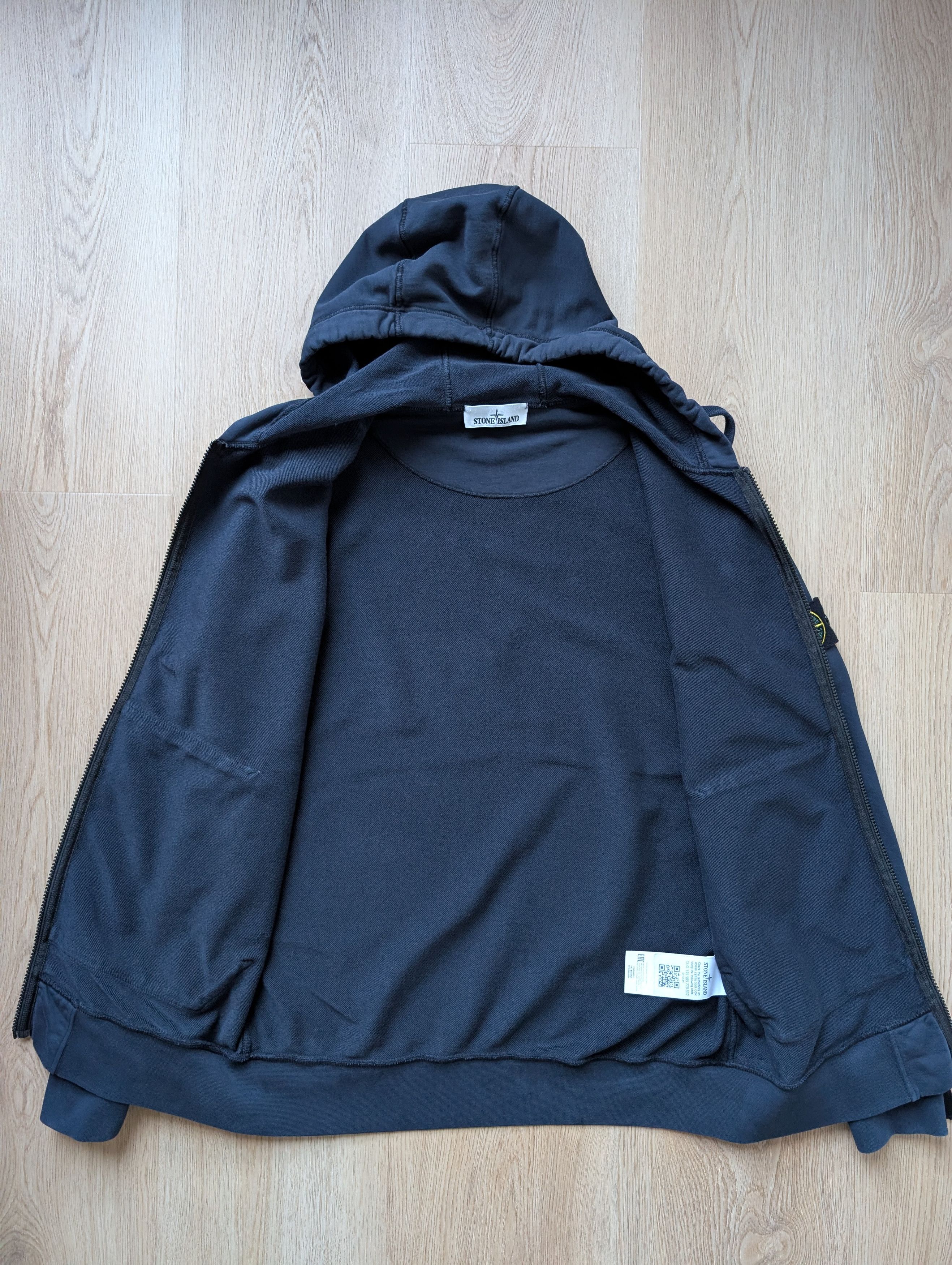 Stone Island Authentic Stone Island Full Zip Hoodie Size US XL / EU 56 / 4 - 8 Thumbnail