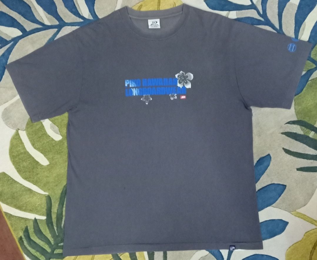 Vintage Vintage 90s PIKO Hawaiian Longboard Wear T-shirt Size US XL / EU 56 / 4 - 4 Thumbnail