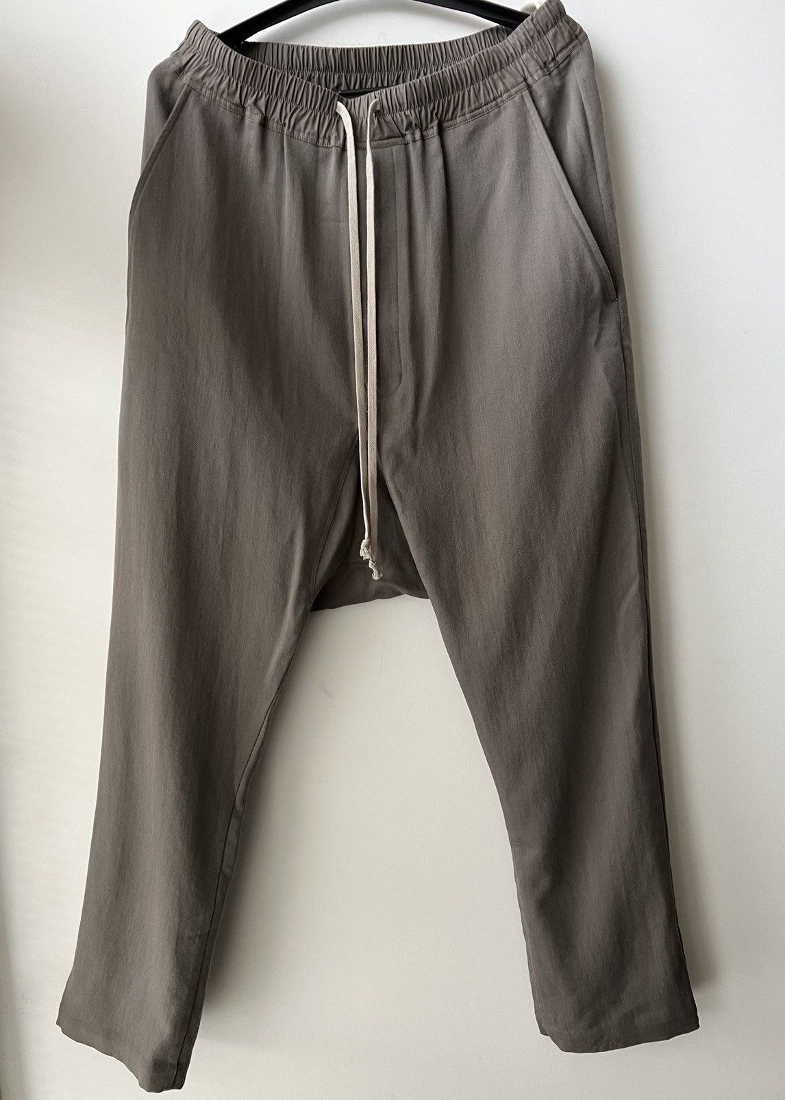 Rick Owens Rick Owens Drawstring long wool pants Size US 32 / EU 48 - 2 Thumbnail